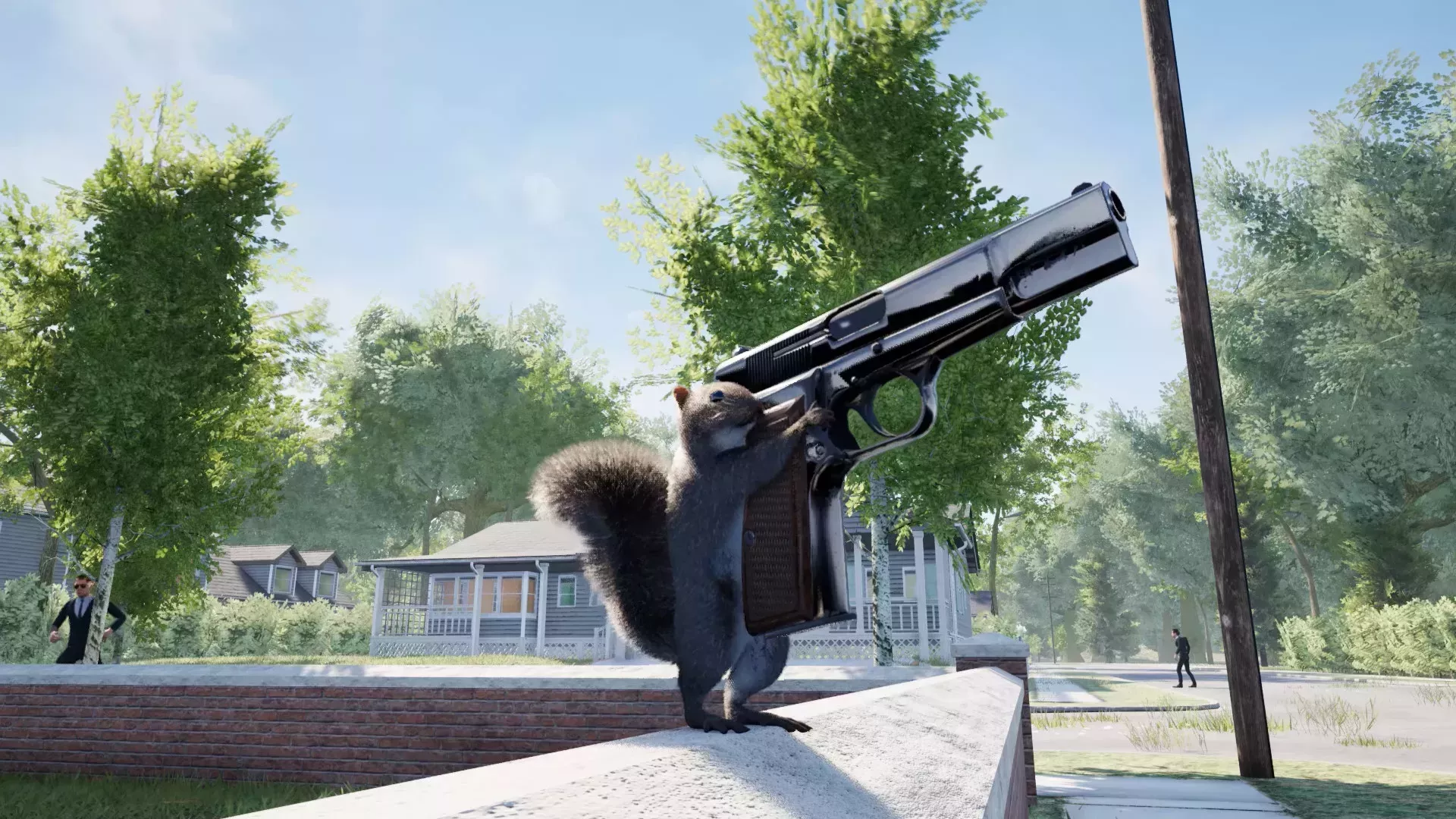 Squirrel With A Gun' te permite cometer crímenes contra la humanidad