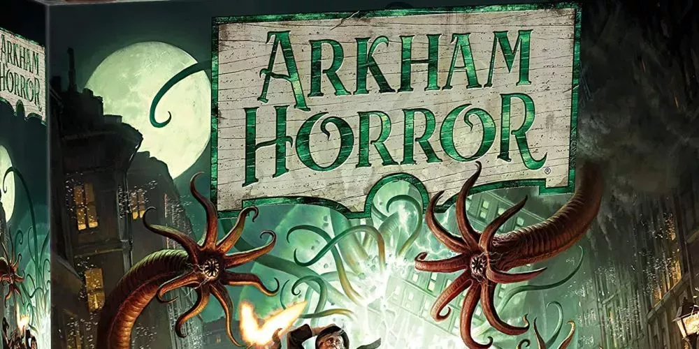 The box for Arkham Horror game