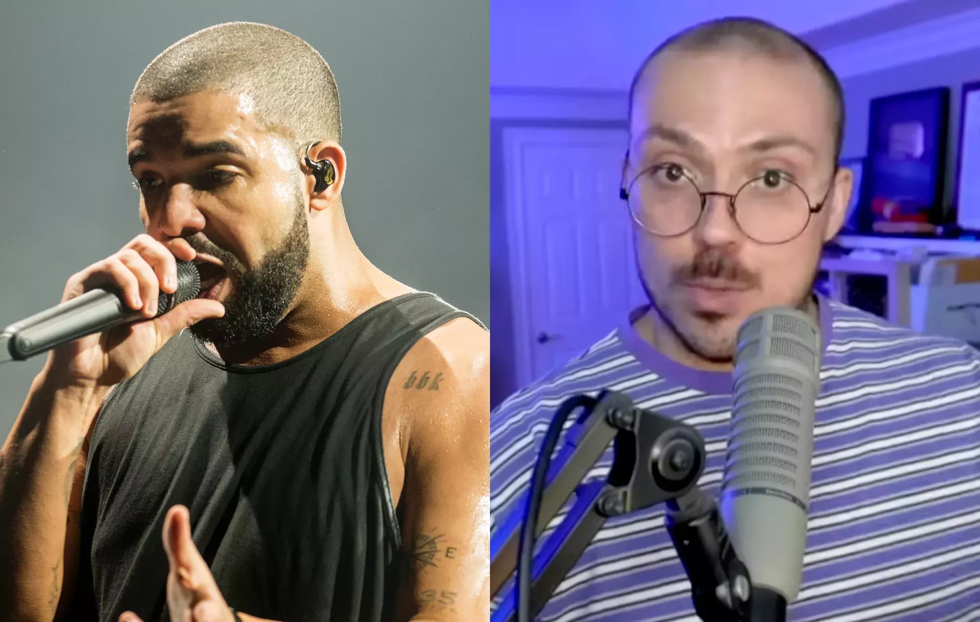 Drake publica DMs mostrando mensajes de odio al crítico musical Anthony Fantano