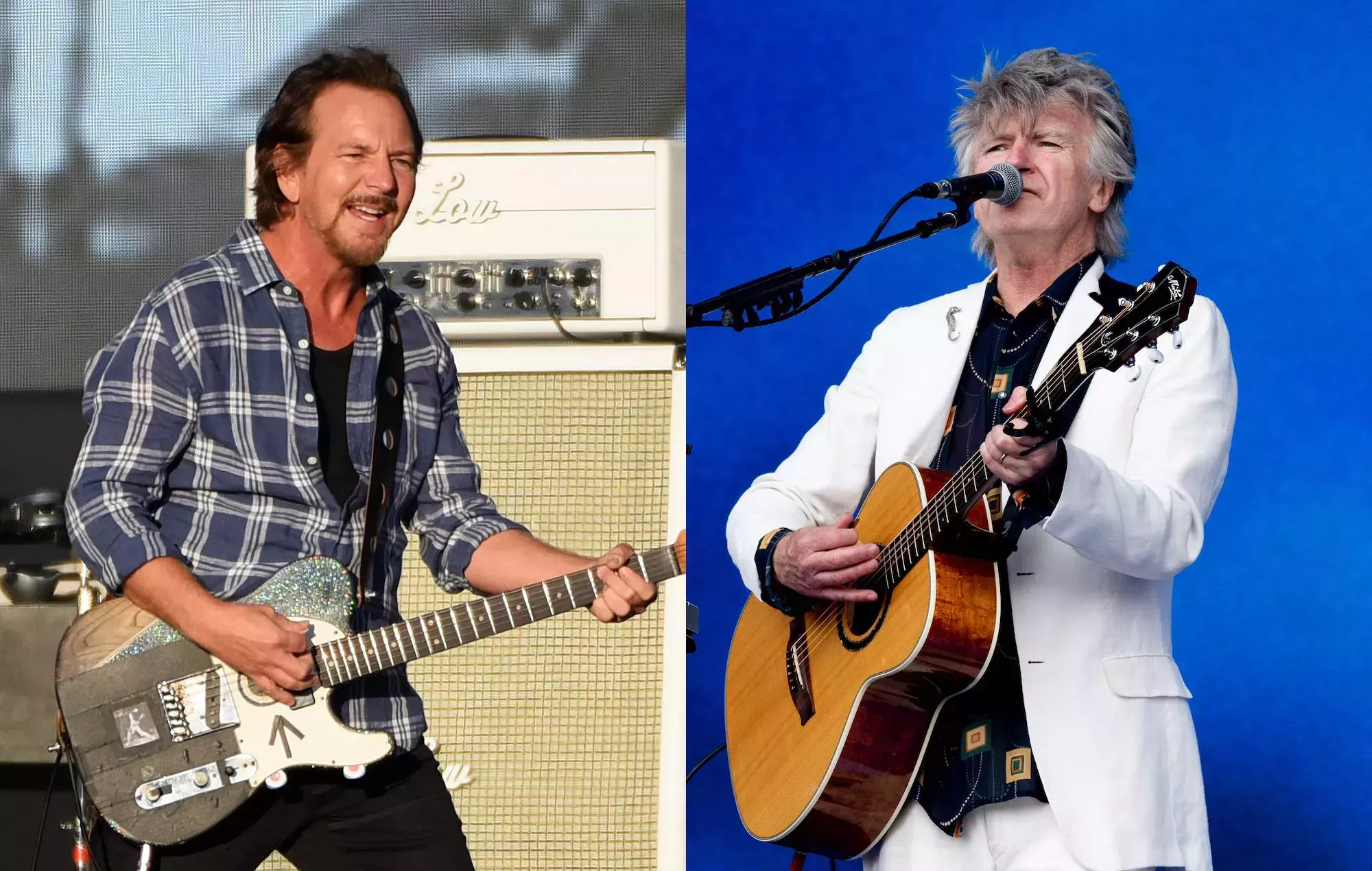 Eddie Vedder, de Pearl Jam, se une a Neil Finn en una versión de Crowded House