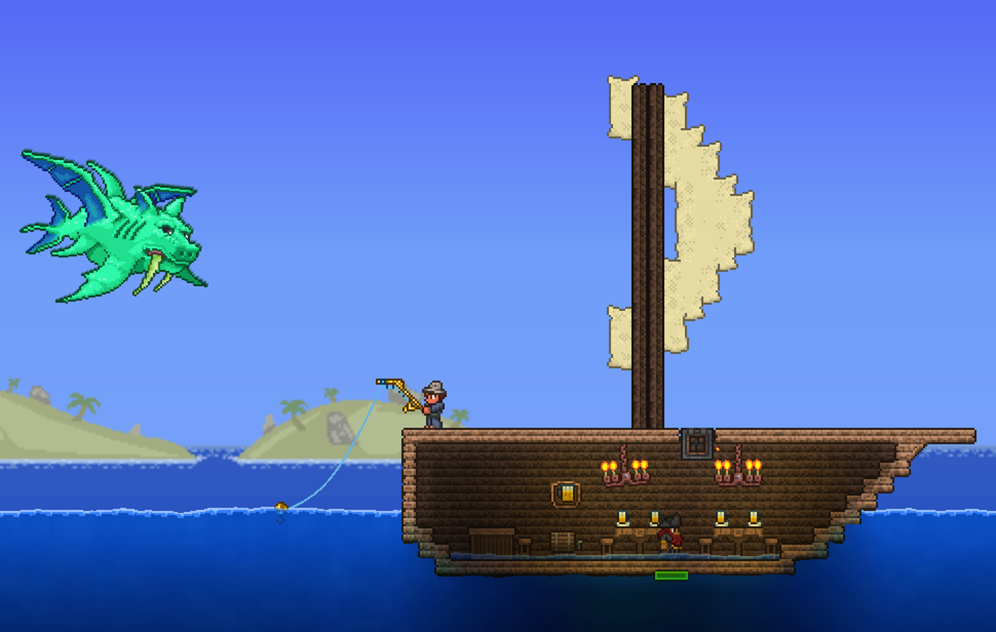 El parche "Labor Of Love" de Terraria trae mundos al revés y nuevos objetos