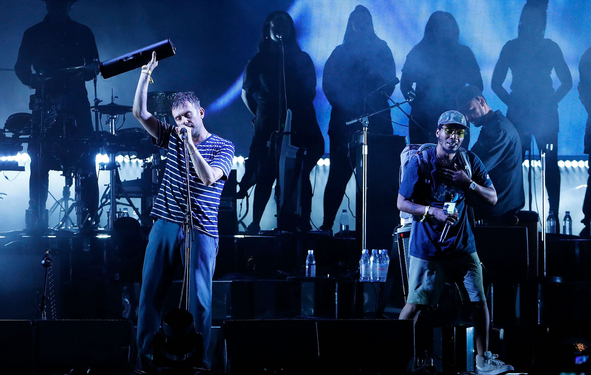 Gorillaz y Del the Funky Homosapien interpretan 'Rock The House' en directo por primera vez