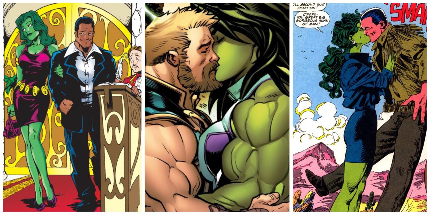 Las 10 parejas más sanas de She-Hulk
