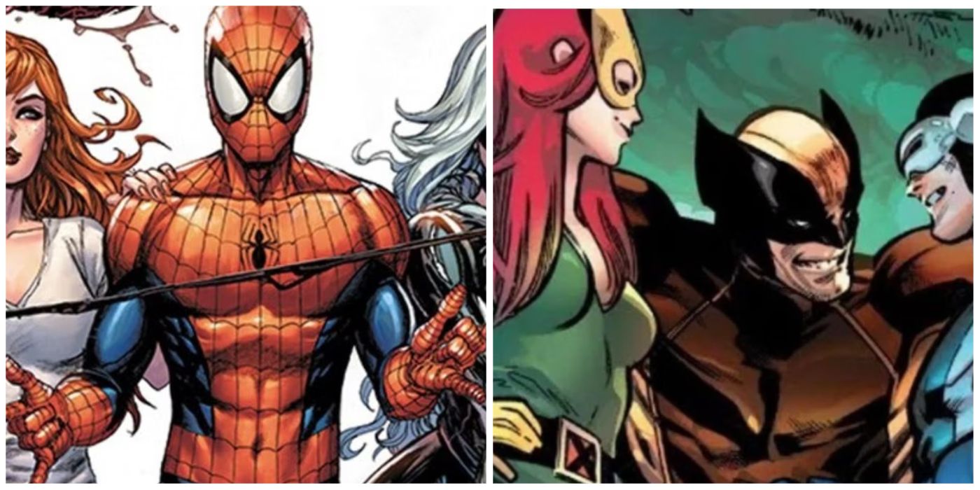 Los 10 mejores triángulos amorosos de Marvel Comics