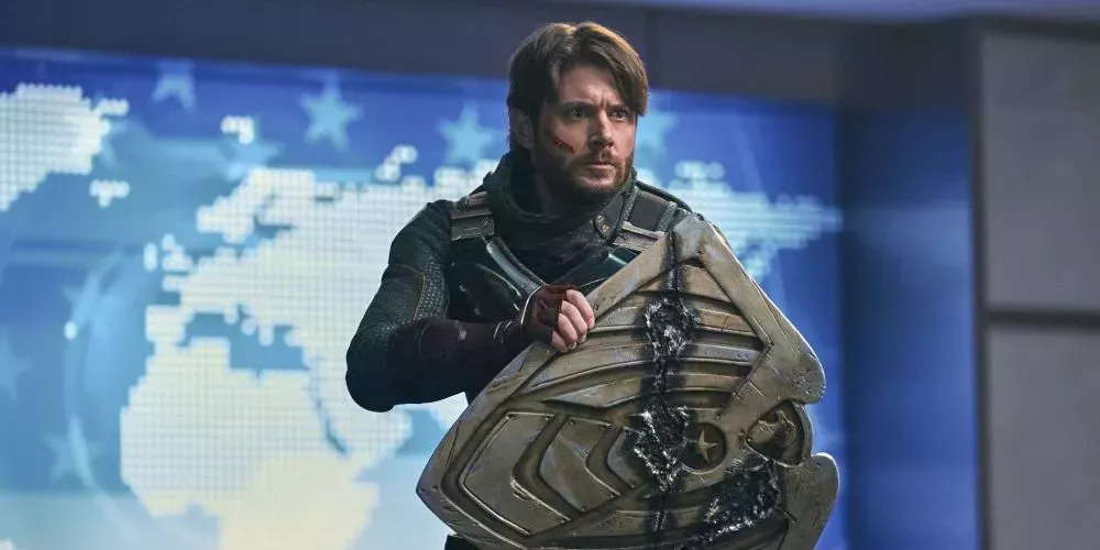 Soldier Boy fighting against Homelander in The Boys