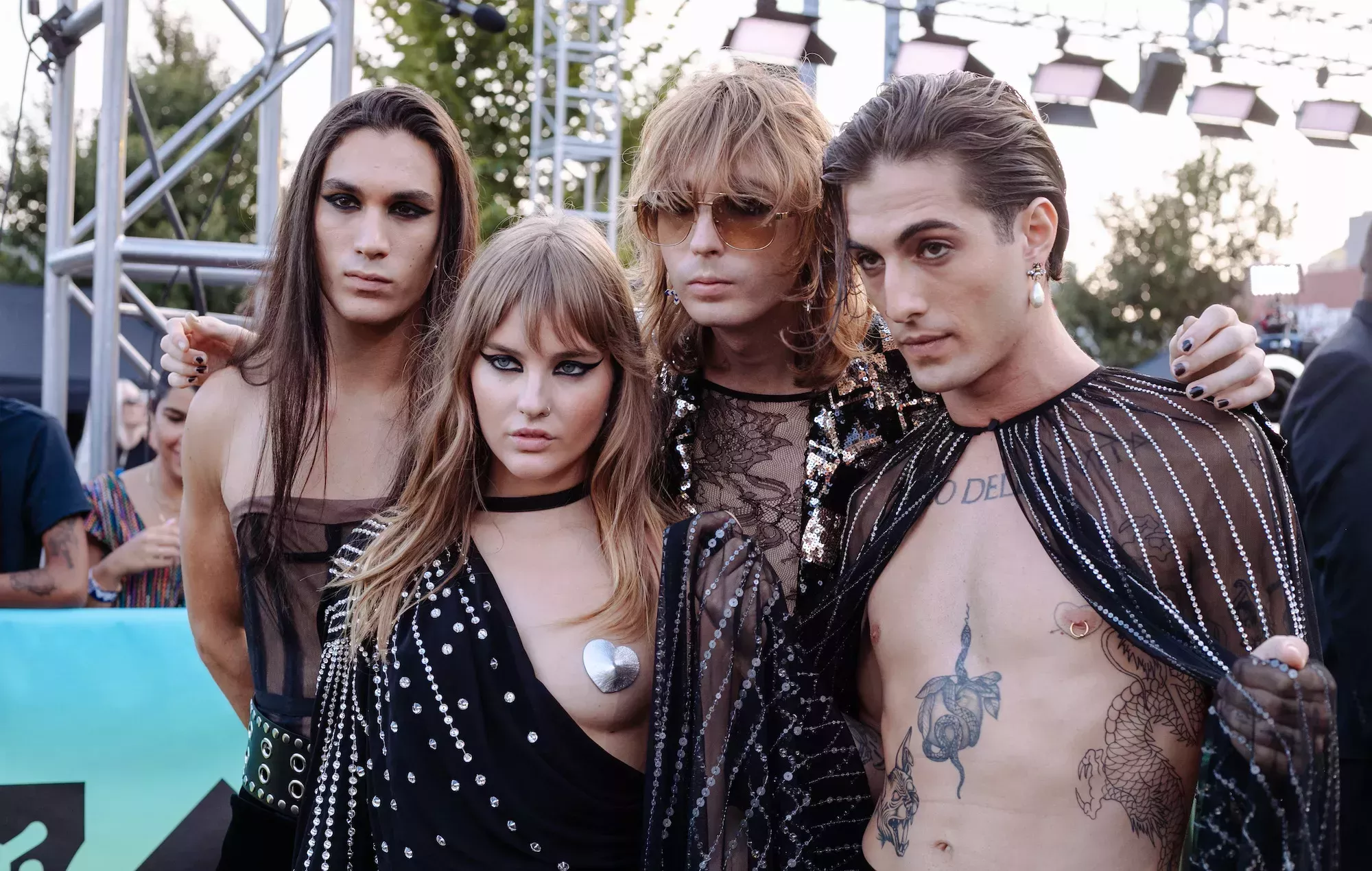 Vea la actuación de Måneskin en los MTV VMAs al completo y sin censura