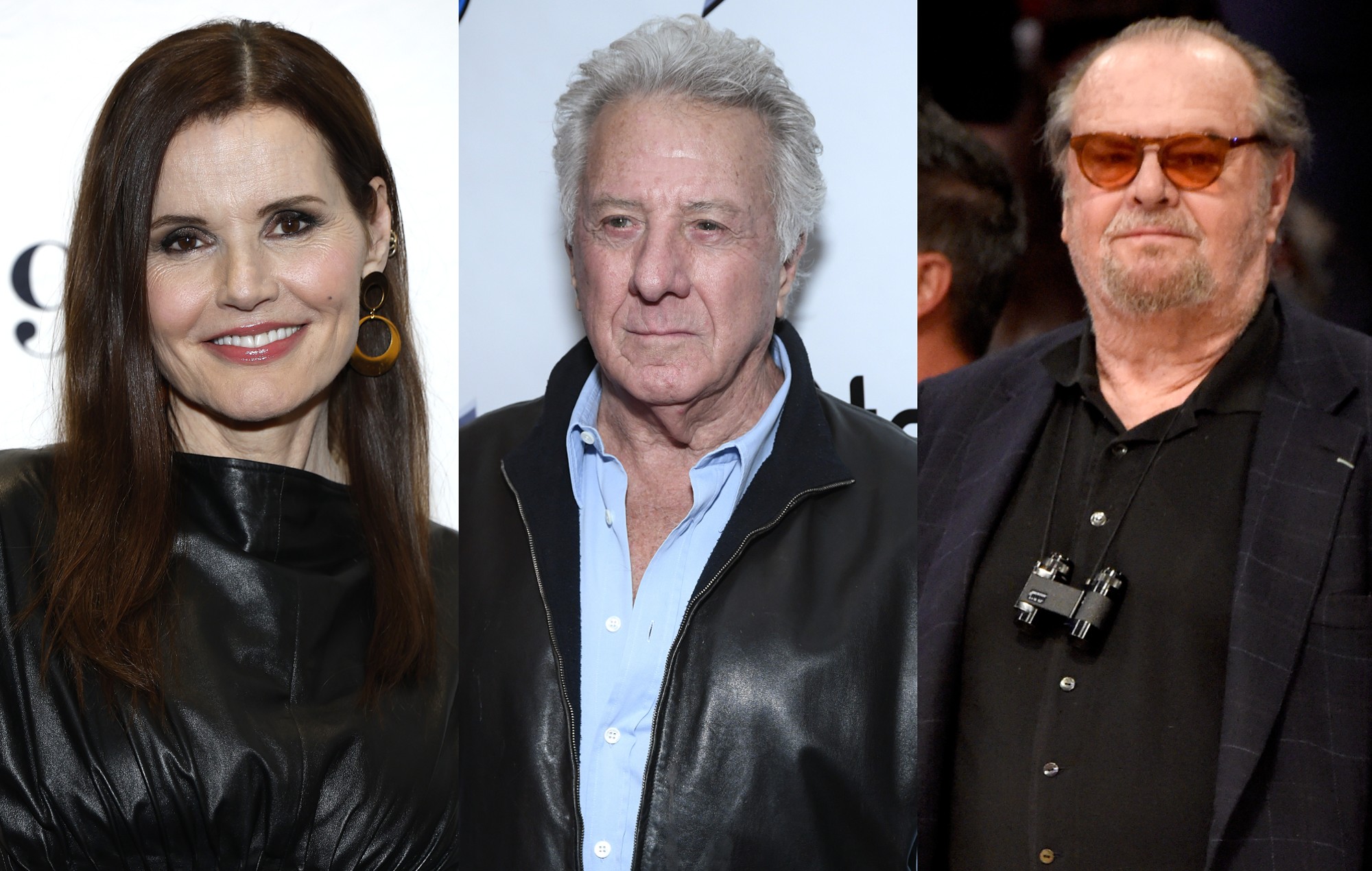 Geena Davis utilizó los consejos de Dustin Hoffman para cerrar los avances de Jack Nicholson
