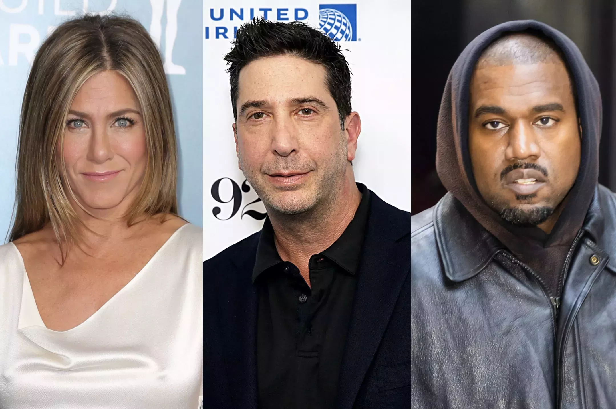 Jennifer Aniston apoya a su compañero de reparto en 'Friends', David Schwimmer, al condenar los comentarios antisemitas de Kanye West