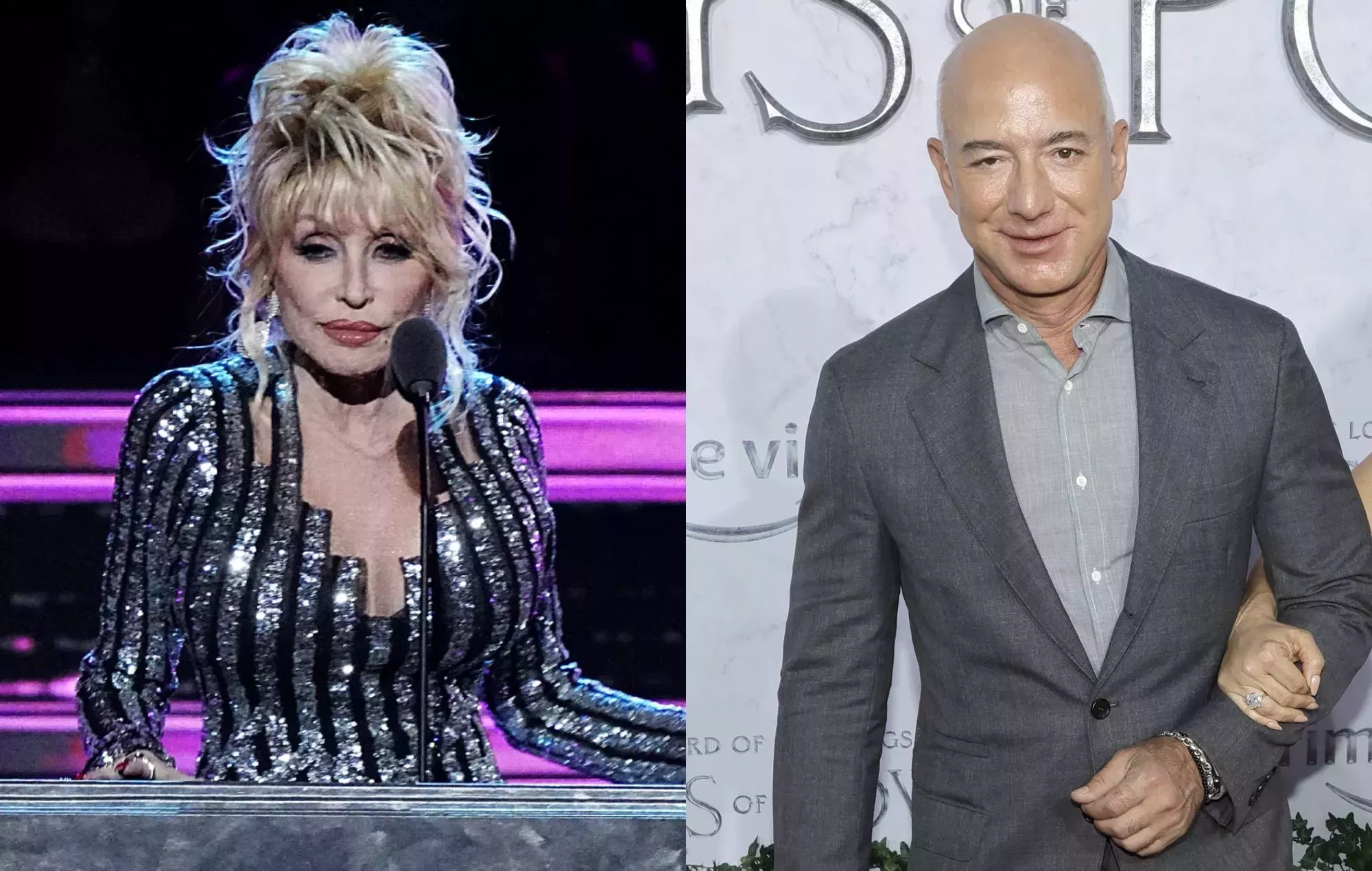 Dolly Parton recibe 100 millones de dólares de Jeff Bezos mientras el jefe de Amazon se compromete a regalar la mayor parte de su fortuna