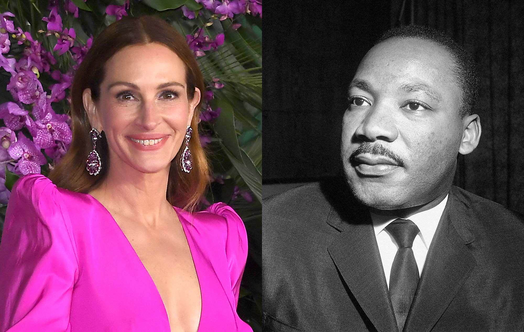El nacimiento de Julia Roberts fue pagado por Martin Luther King