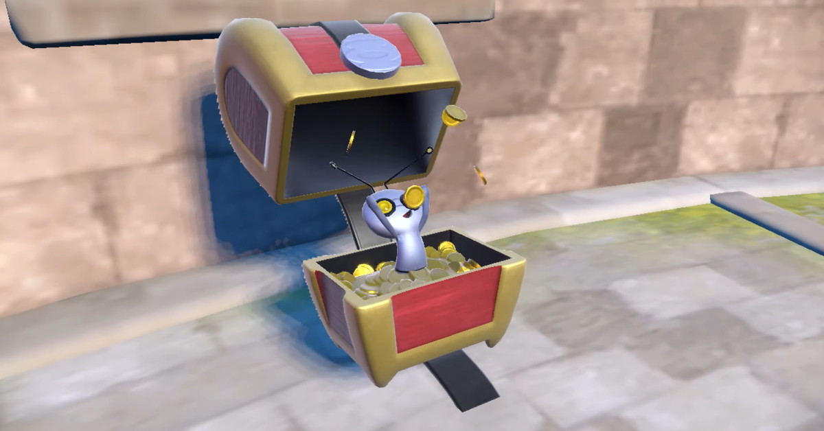 El nuevo Pokémon Gimmighoul es un pequeño idiota al que le encantan las monedas