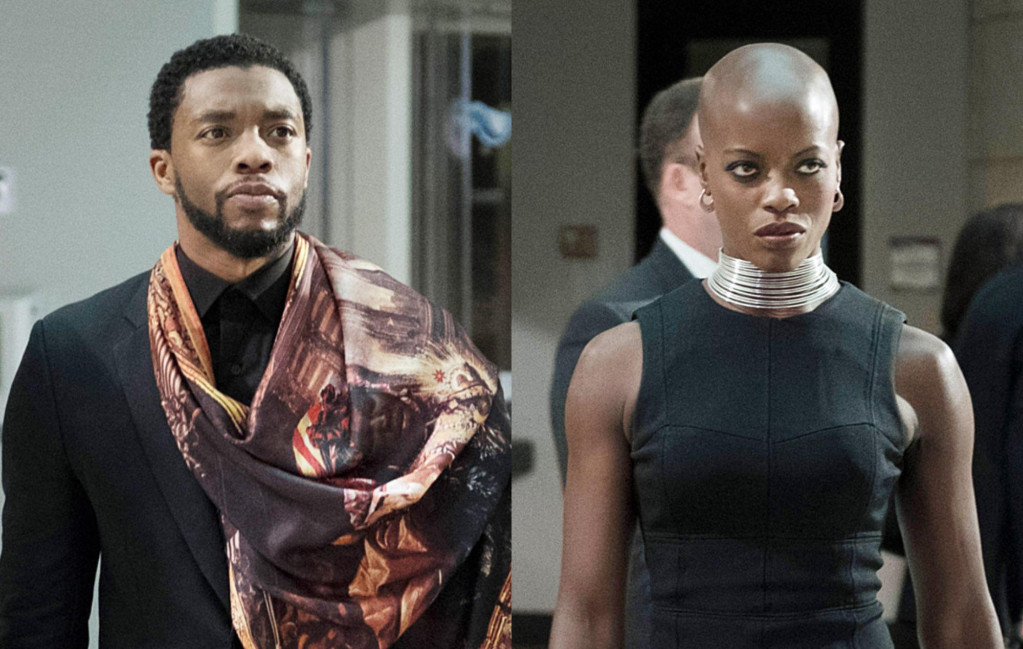 Florence Kasumba, estrella de 'Black Panther', habla sobre el entrenamiento con el "fuerte" Chadwick Boseman