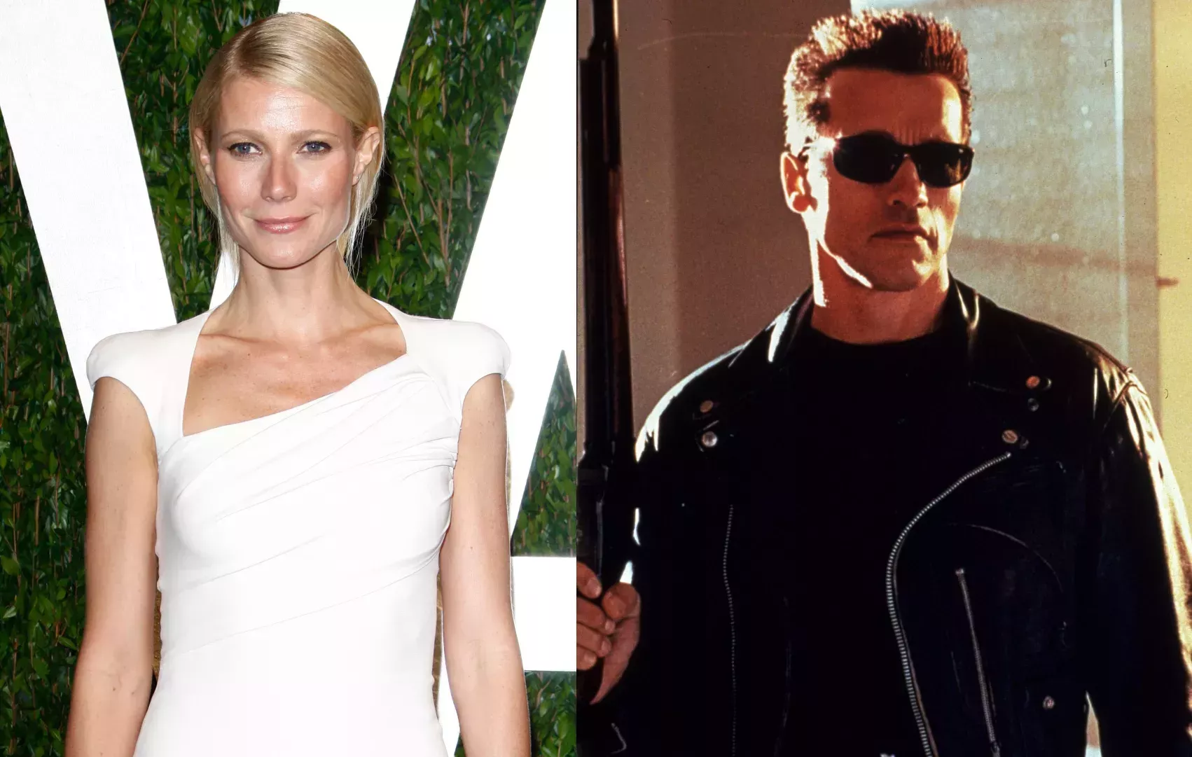 Gwyneth Paltrow empapeló una vez la casa de Arnold Schwarzenegger para una broma de Halloween