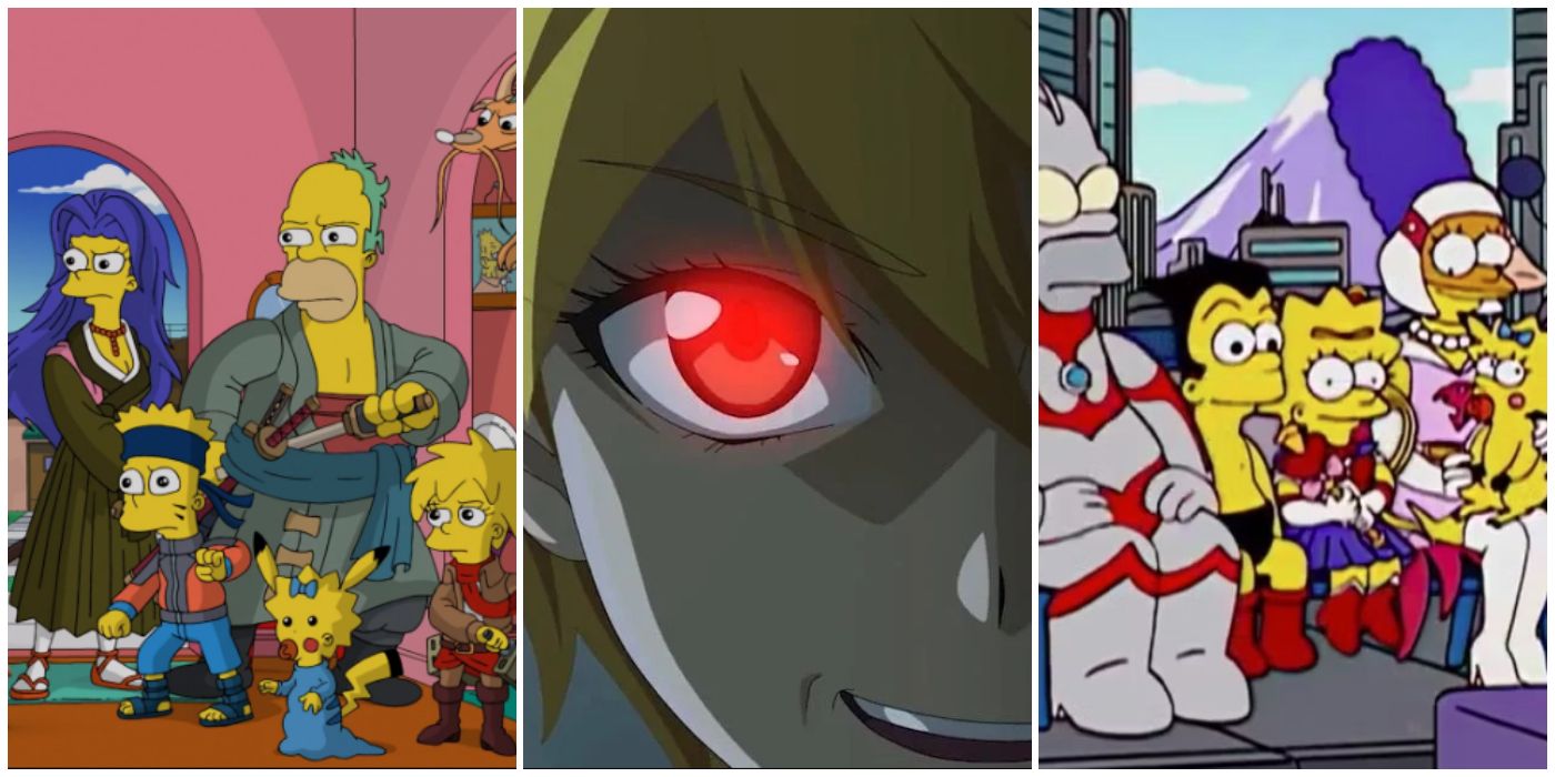 Las 10 mejores referencias al anime en Los Simpson