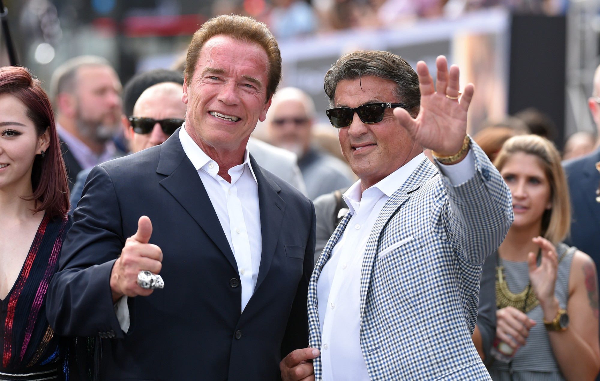 Sylvester Stallone y Arnold Schwarzenegger "no se gustaban" en los años 80