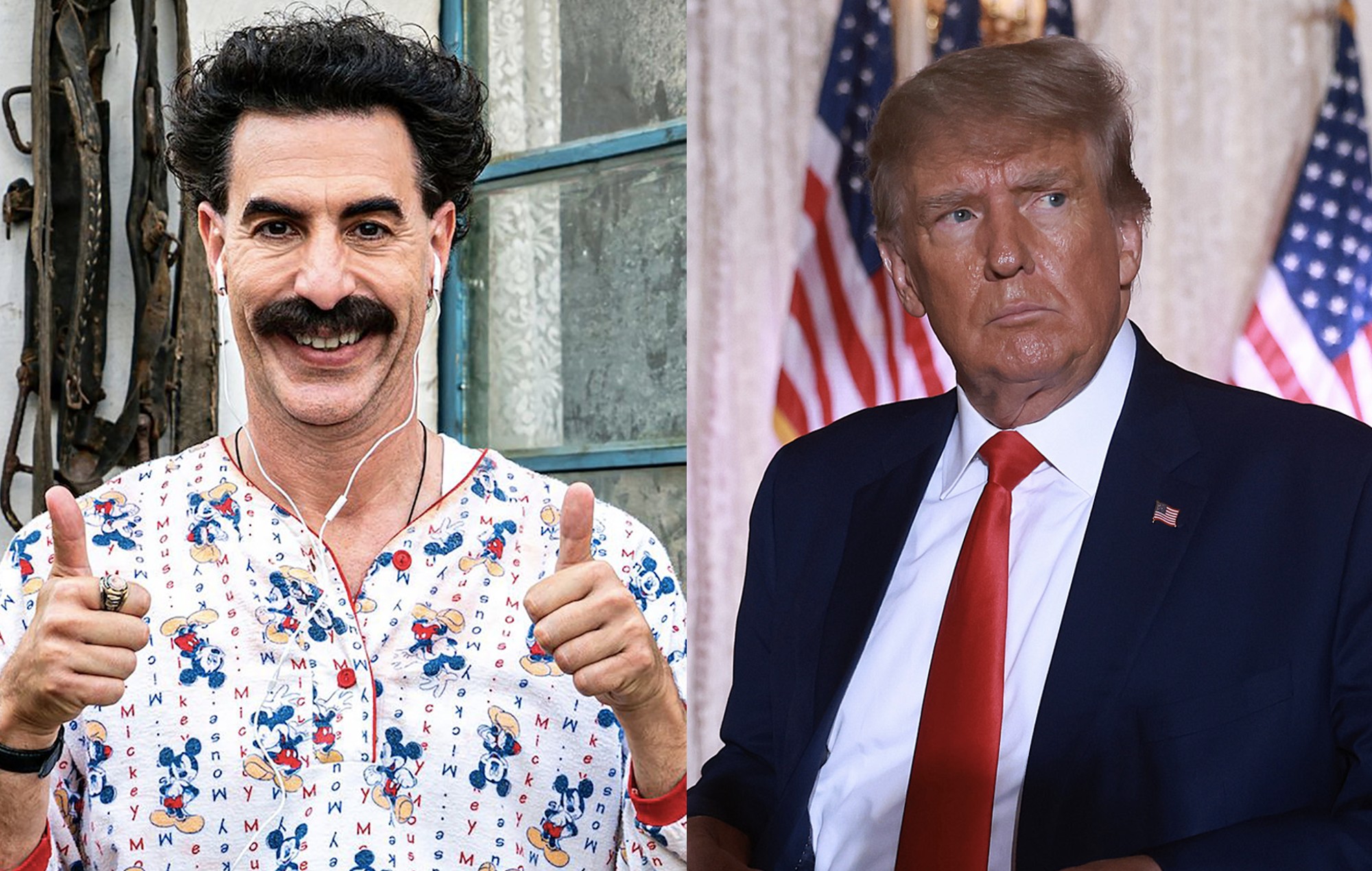 Borat arremete contra Trump en su discurso en el Kennedy Center: "¿Dónde se ha metido tu gran barriga?"
