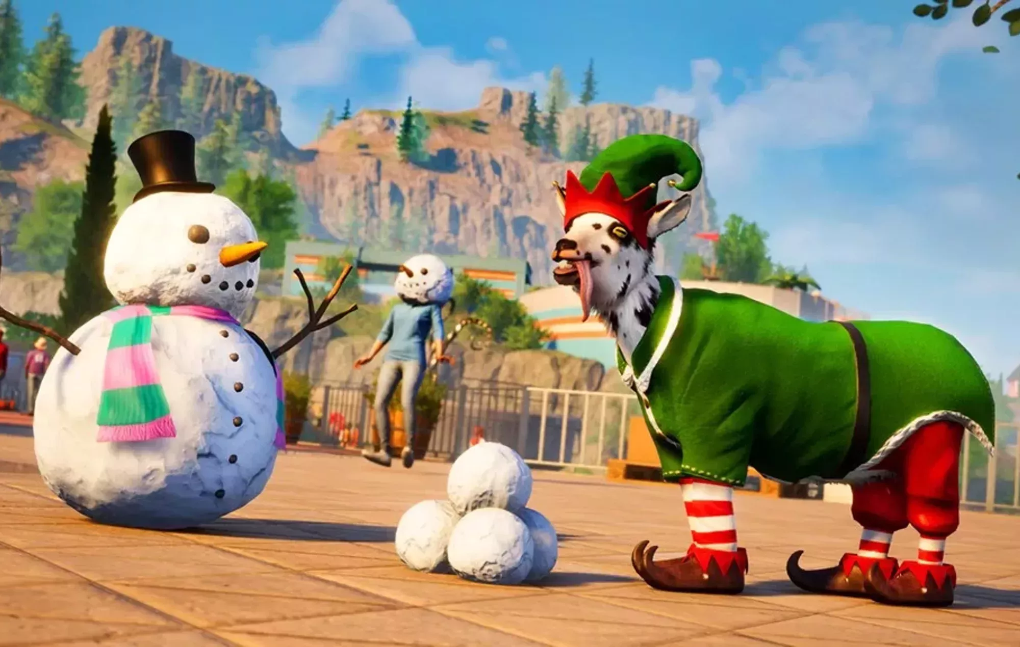 Goat Simulator 3' ofrece balidos de temporada con la actualización 