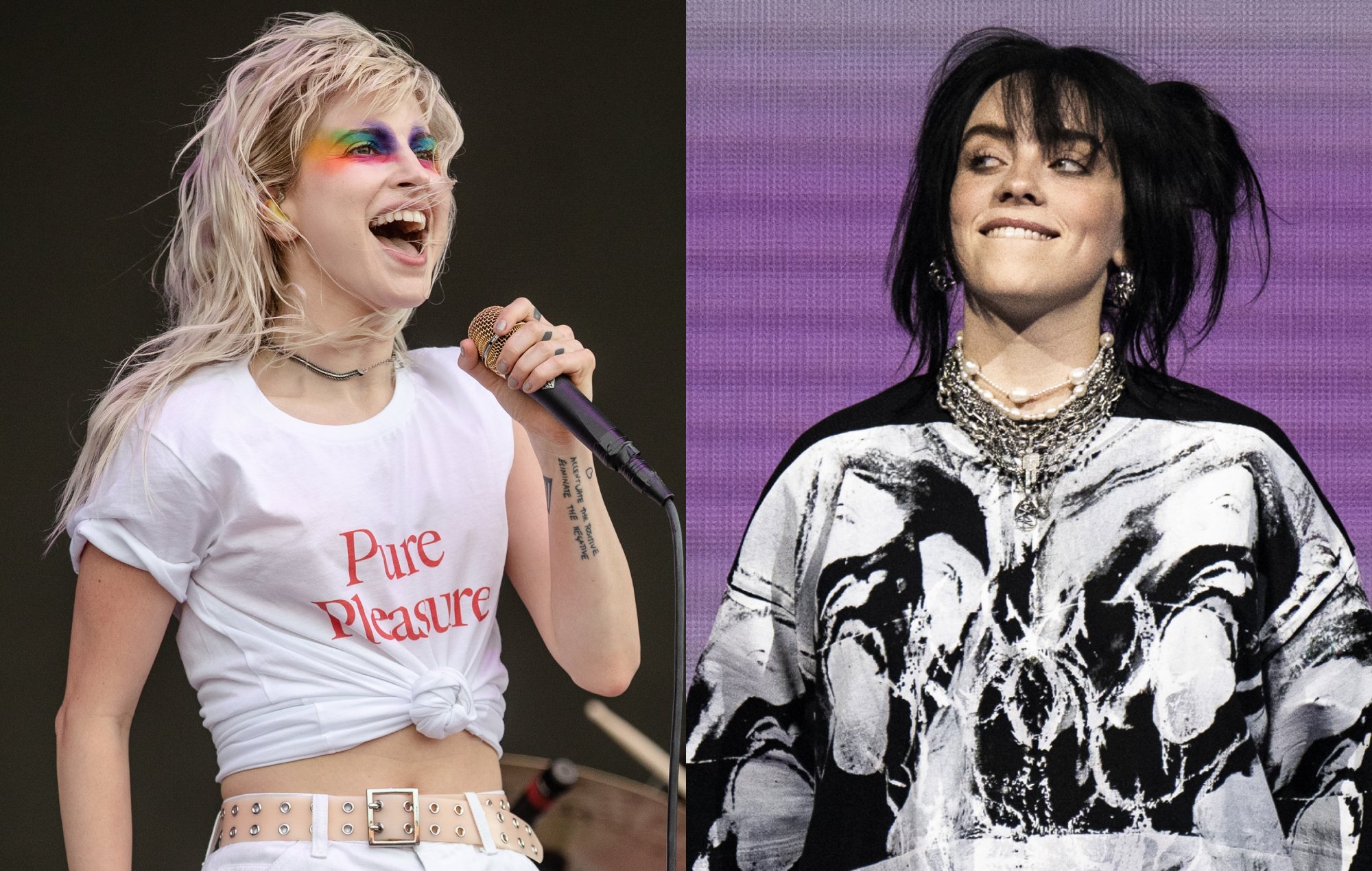 Hayley Williams de Paramore dice que ver a Billie Eilish navegar por su carrera es como "verme a mí"