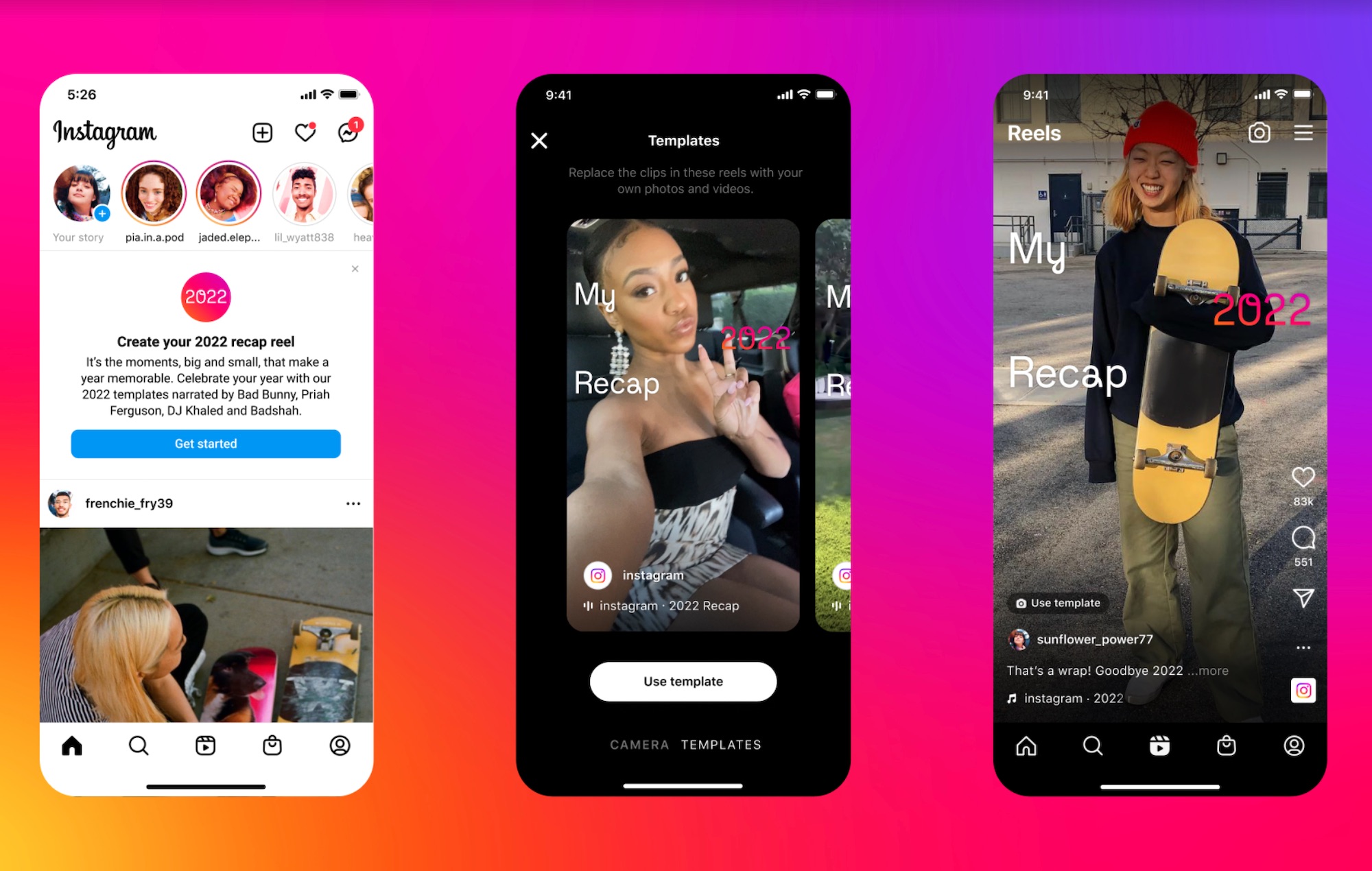 Instagram lanza 2022 Recap con las principales tendencias del año