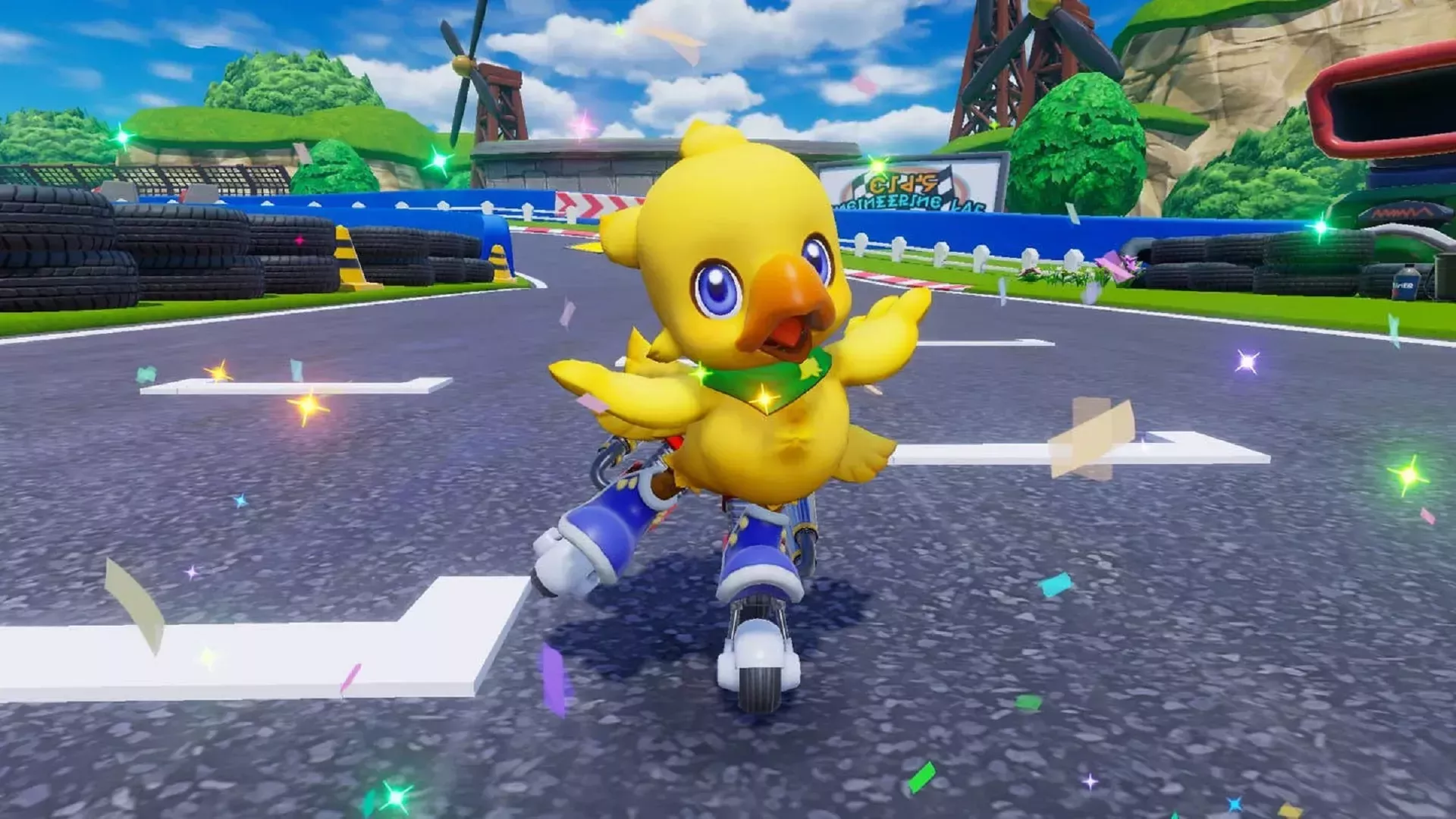 La actualización de Chocobo GP introduce un nuevo recorrido