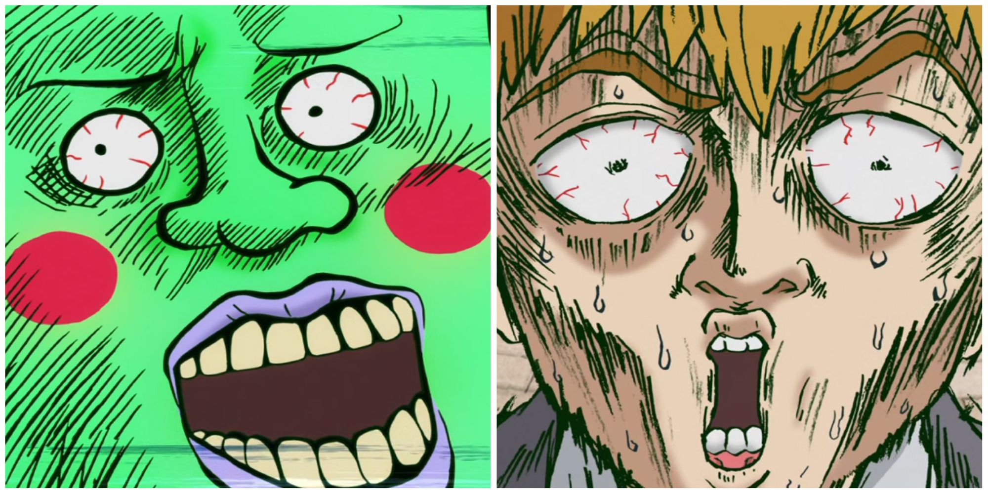 Las 10 Mejores Expresiones Faciales Exageradas De Mob Psycho 100 Hasta 