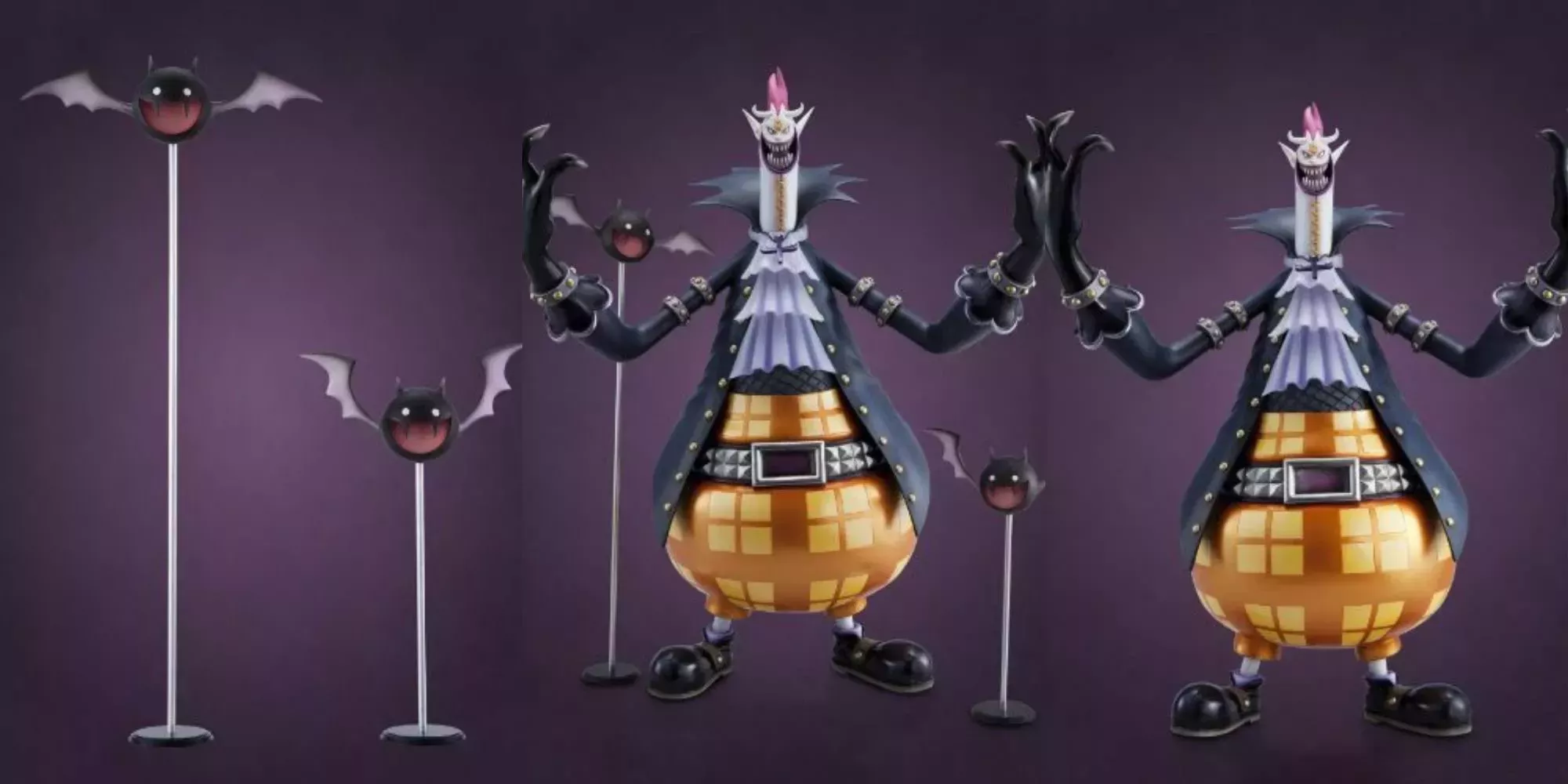Gecko Moria and Shadow Bats One Piece Figure