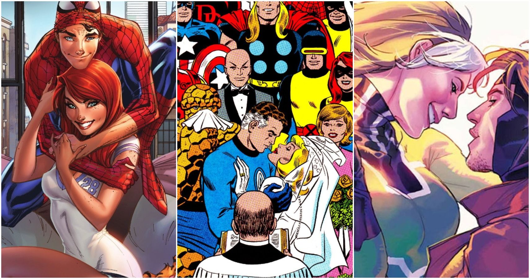Las 10 mejores parejas de Marvel que estaban destinadas el uno para el otro
