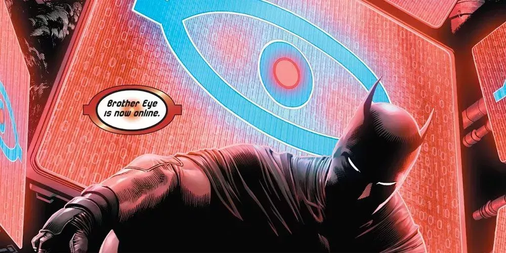 Batman takes Brother Eye online to spy on the DC Comics Universe