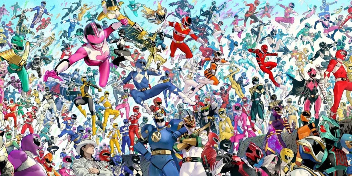 Todos los colores de los Power Rangers, ordenados por número de variantes 