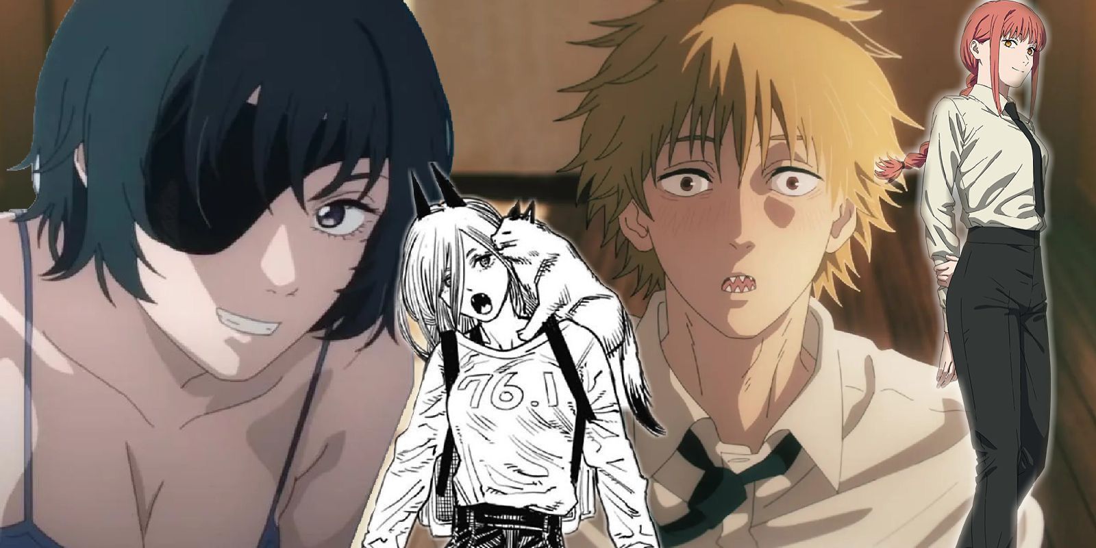 10 veces en las que Denji, el hombre de la motosierra, se dejó convencer fácilmente por las mujeres