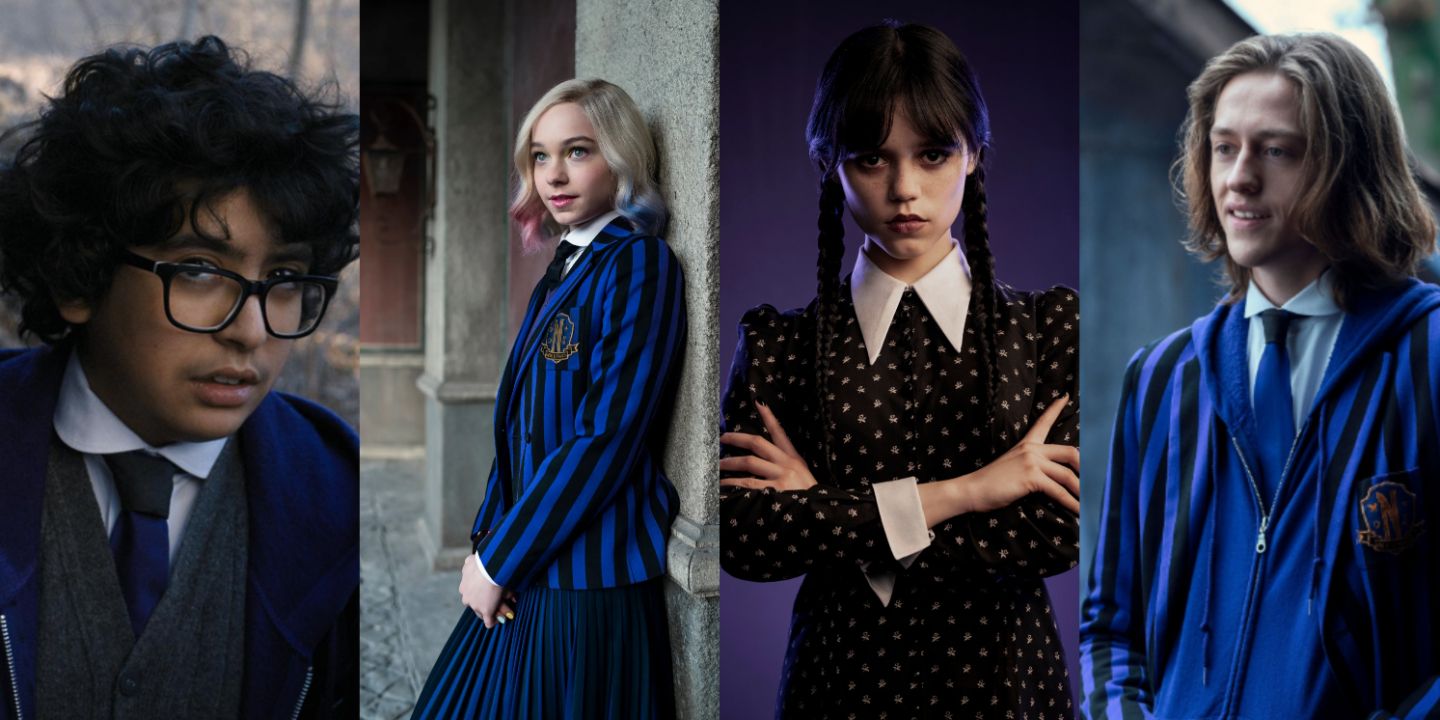 Cada personaje de los miércoles, clasificado en su casa de Hogwarts