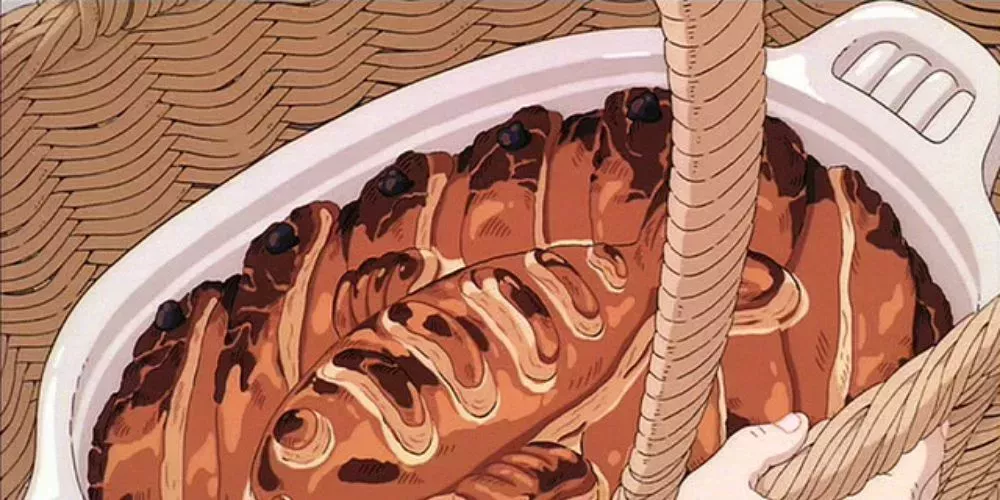 herring and pumpkin pie from Kiki's Delivery Service