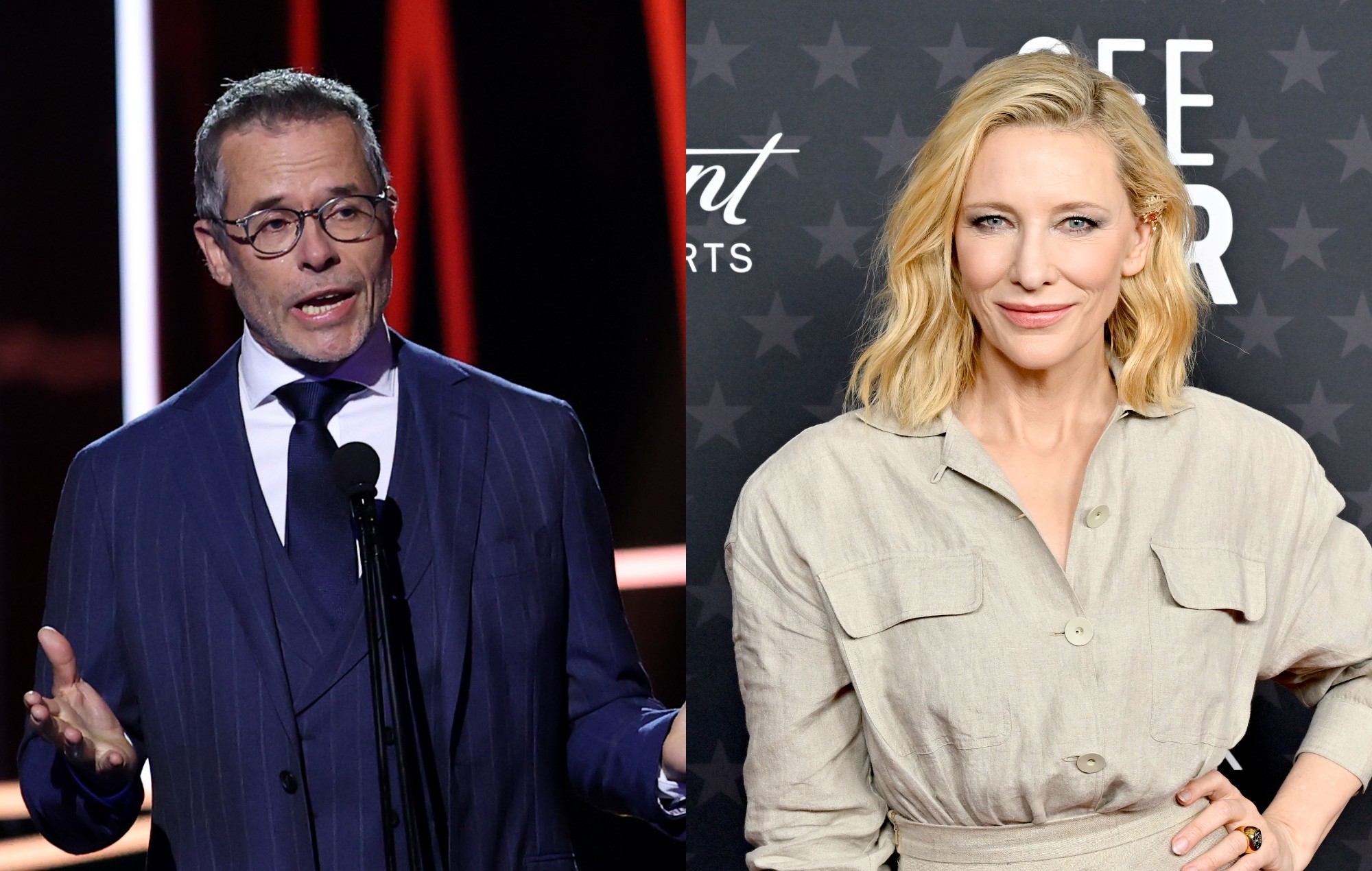 Guy Pearce dice que no tiene "ningún problema" con Cate Blanchett