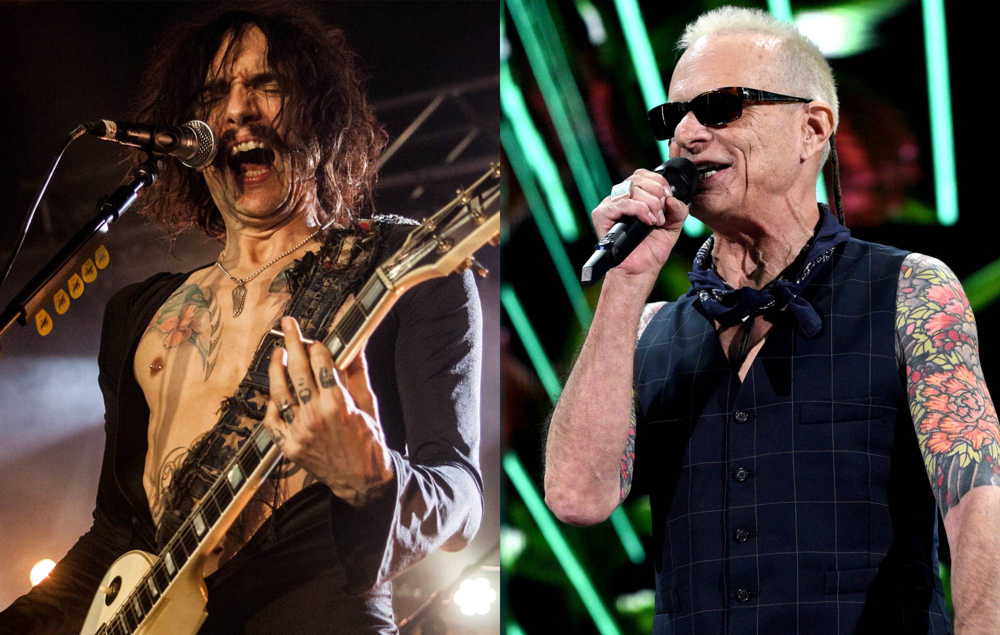 Justin Hawkins, de The Darkness, no puede correr tras un salto "a lo David Lee Roth".