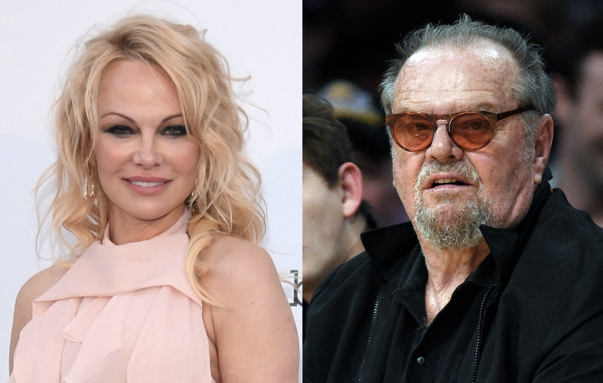 Pamela Anderson pilló a Jack Nicholson mientras hacía un trío en la Mansión Playboy