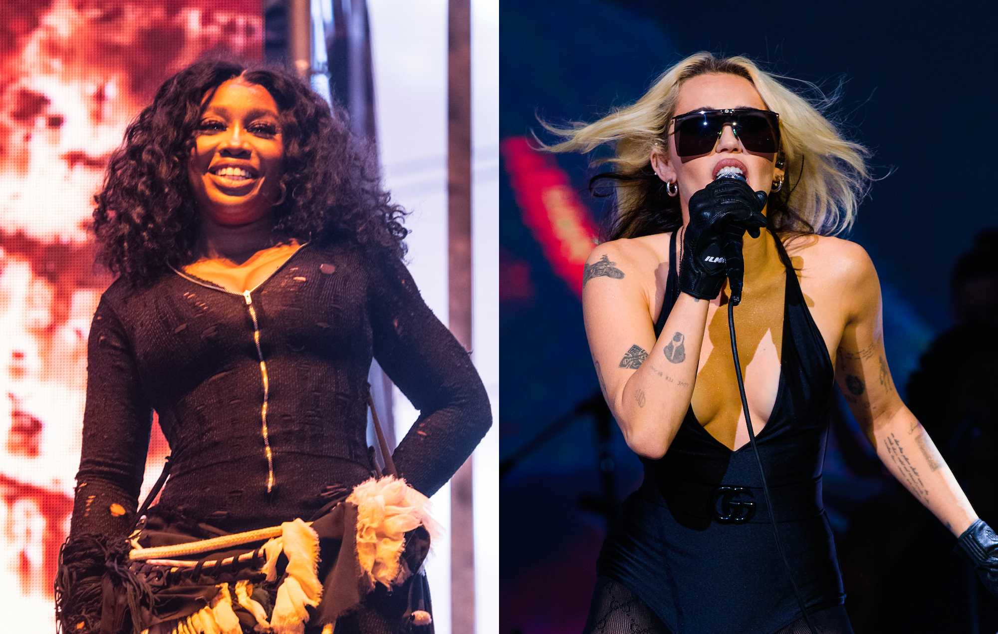 SZA insinúa una futura colaboración con Miley Cyrus