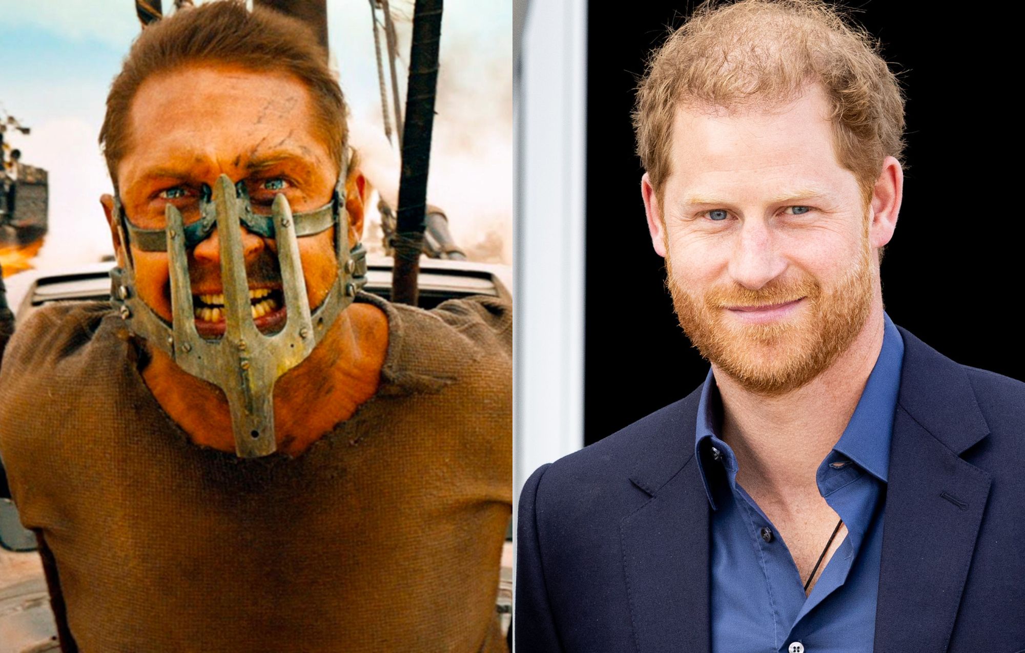 Tom Hardy le prestó al príncipe Harry su disfraz de 'Mad Max' para una noche secreta de Halloween con Meghan Markle