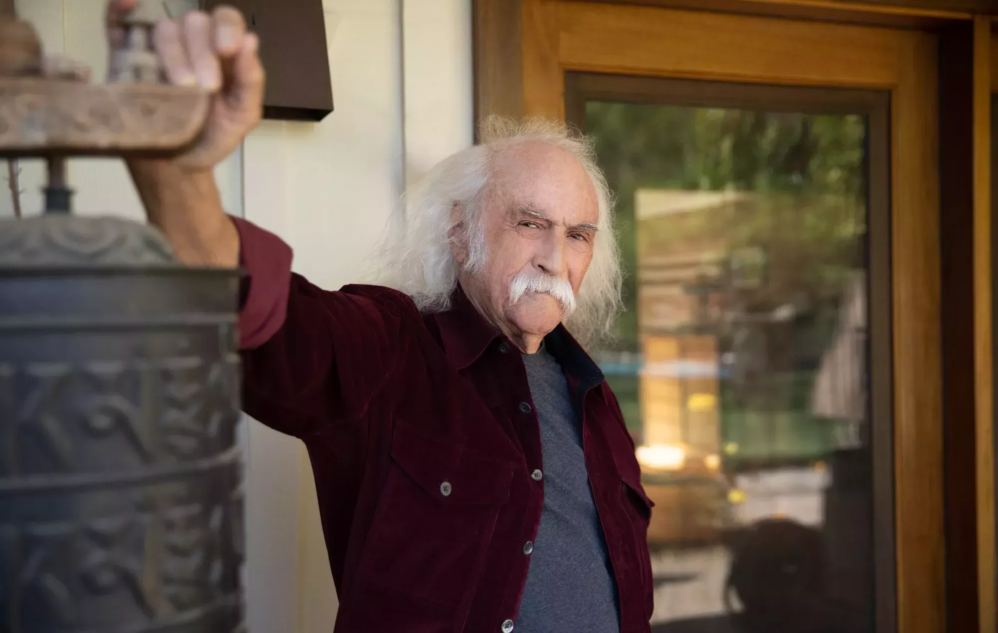 Uno de los últimos tweets de David Crosby fue una divertida mirada al cielo