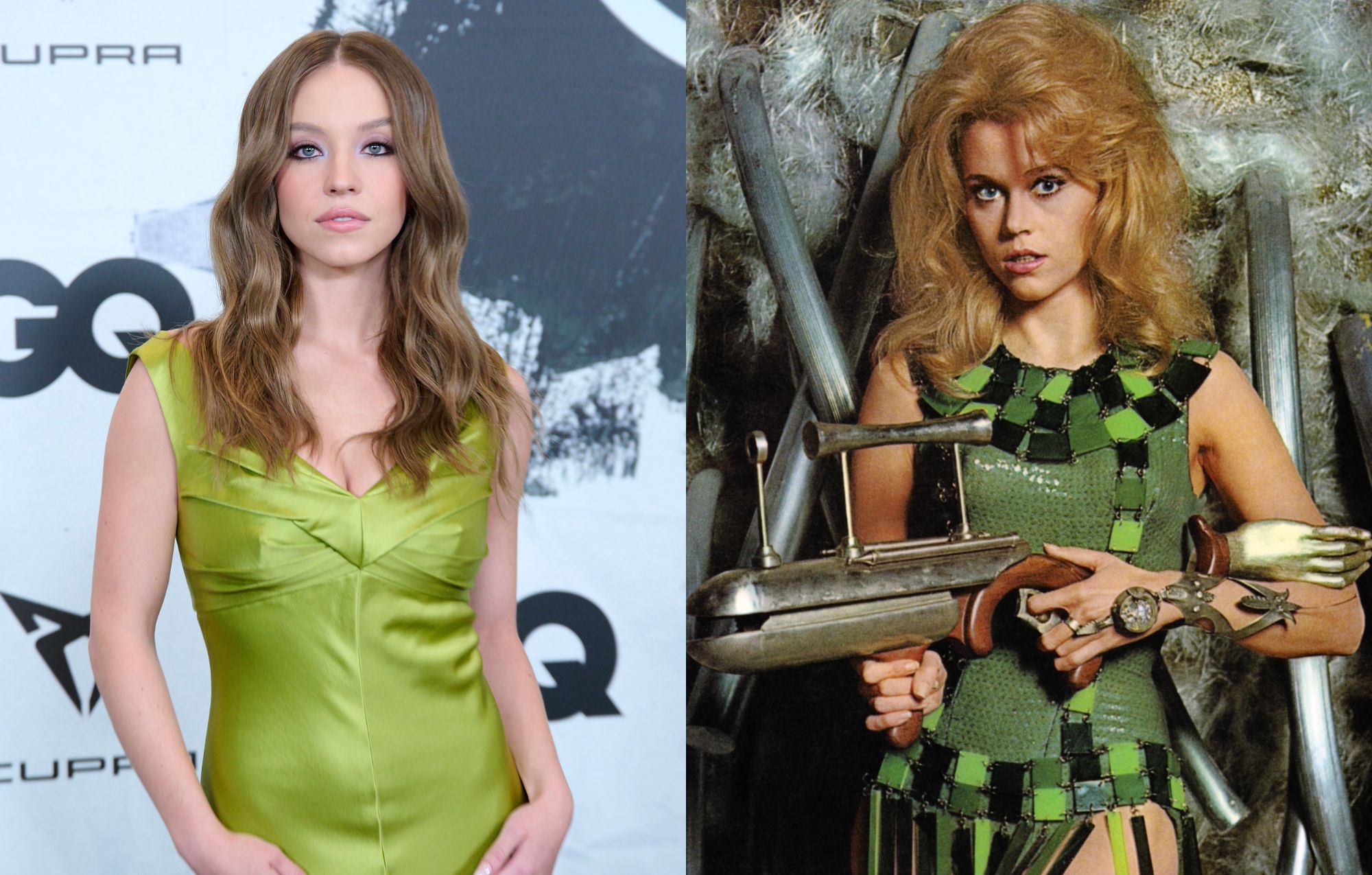 Jane Fonda dice estar "preocupada" por el remake de 'Barbarella' de Sydney Sweeney