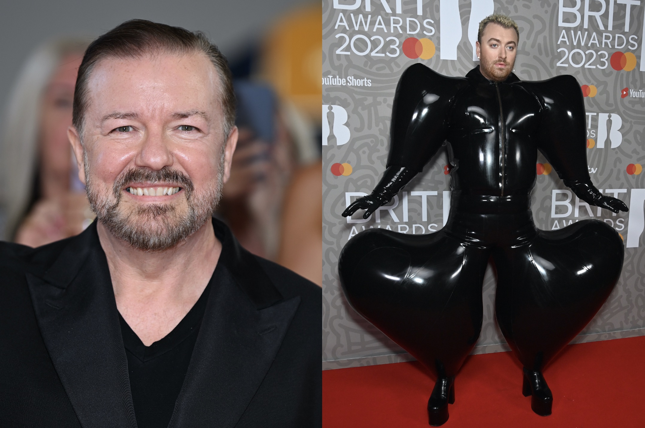 Rick Gervais divide a sus fans con una broma sobre el atuendo de Sam Smith en los BRITs: "Ahora perteneces a los Piers Morgan del mundo"