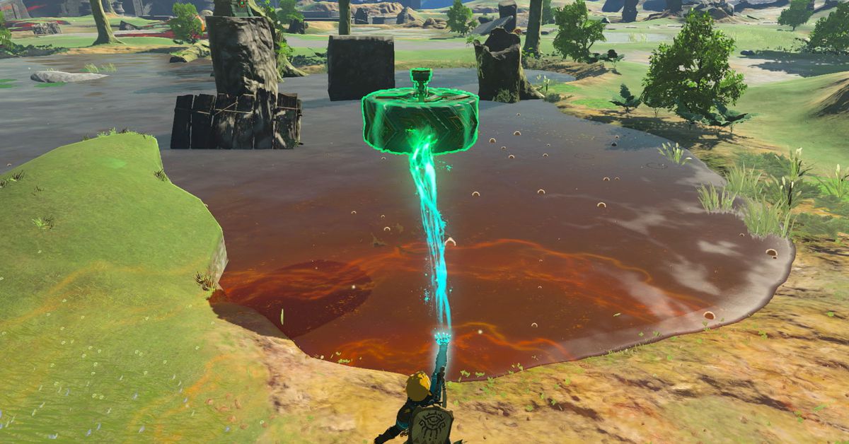 El clásico juguete Ultra Hand de Nintendo sigue vivo en Tears of the Kingdom