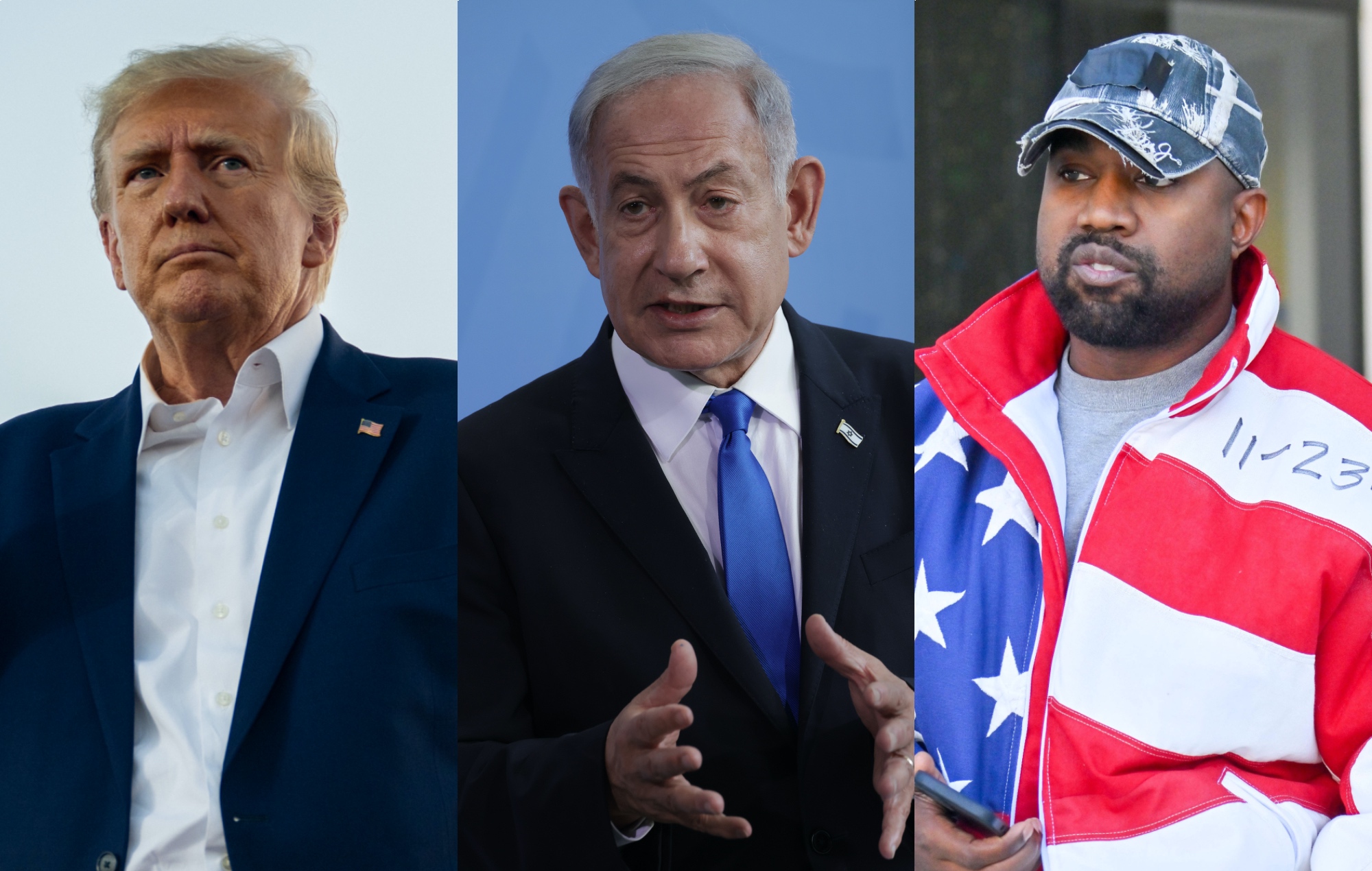El primer ministro israelí califica de "gran error" la cena de Donald Trump con Kanye West