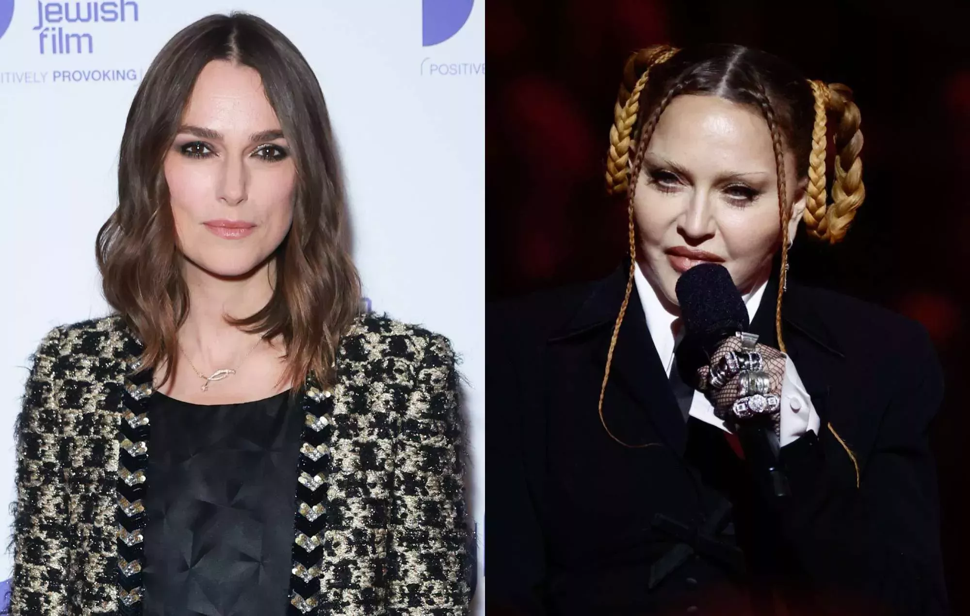 Keira Knightley dice que la polémica con Madonna demuestra que no hay una forma 
