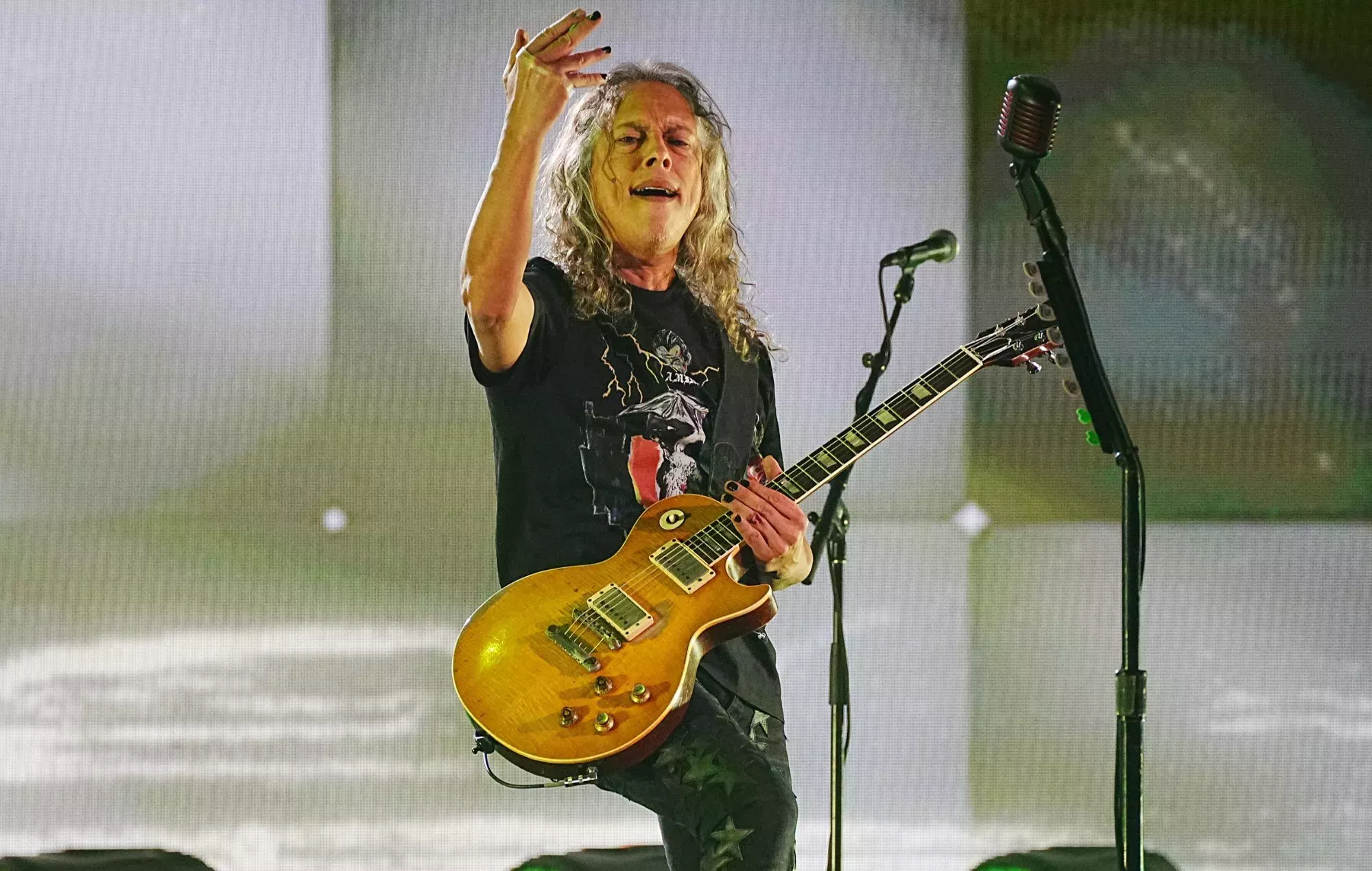 Kirk Hammett de Metallica recrea la icónica Les Paul 