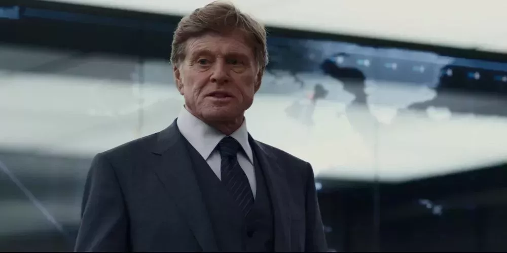 Alexander Pierce, leader of Hydra, in Captain America: The Winter Soldier