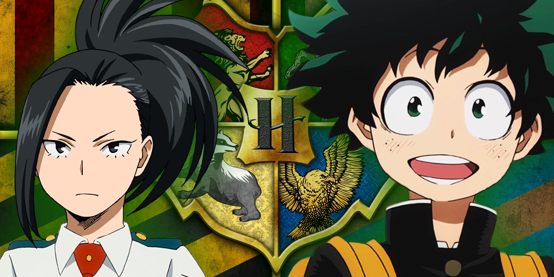 Los personajes de My Hero Academia clasificados en sus casas de Hogwarts