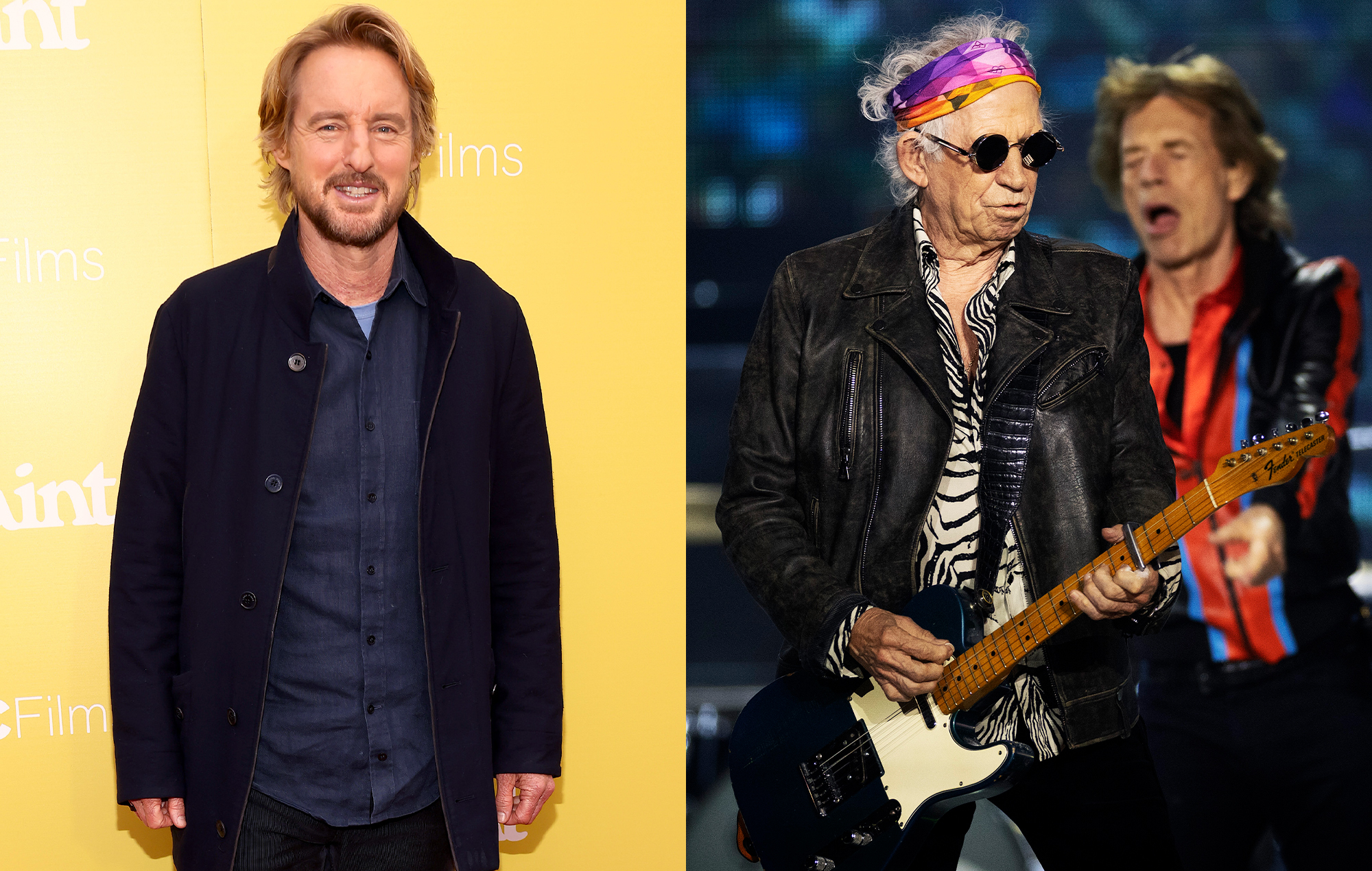 Los Rolling Stones regalaron a Owen Wilson un pase de gira AAA, pero se lo revocaron tras un concierto