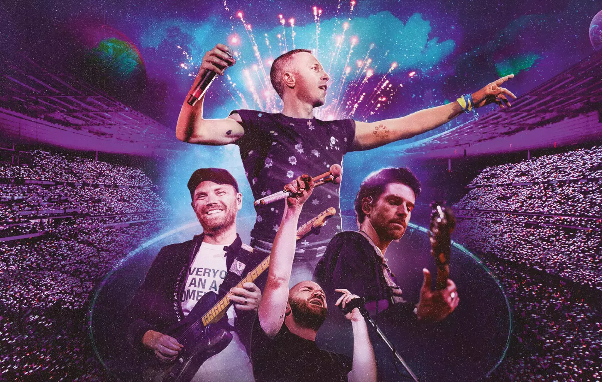 Mira un clip exclusivo de Coldplay tocando 'My Universe' de 'Live At River Plate'