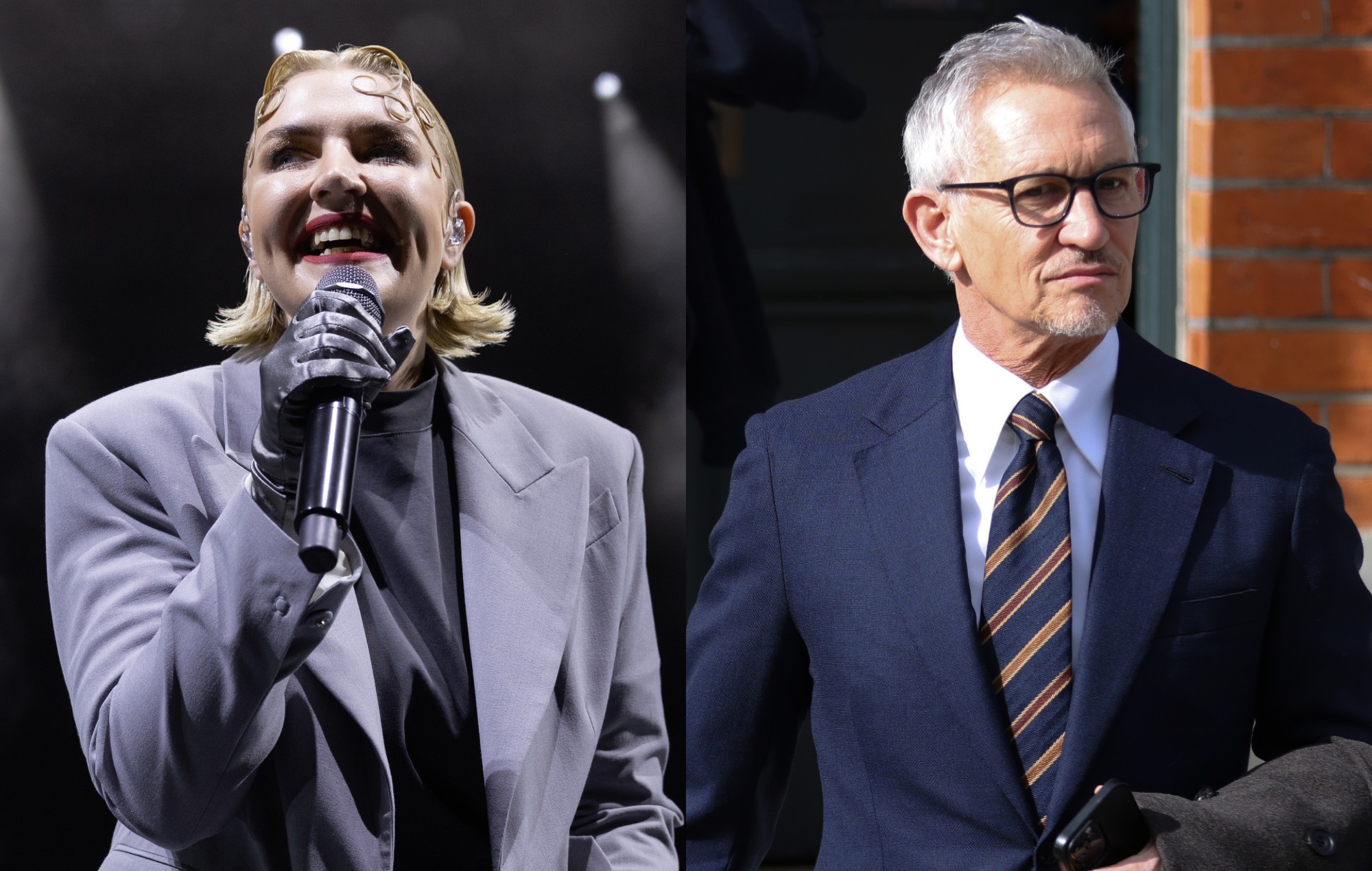 Self Esteem apoya a Gary Lineker en medio de la polémica con la BBC llevando una camiseta de "Free Gary" en un concierto en Londres