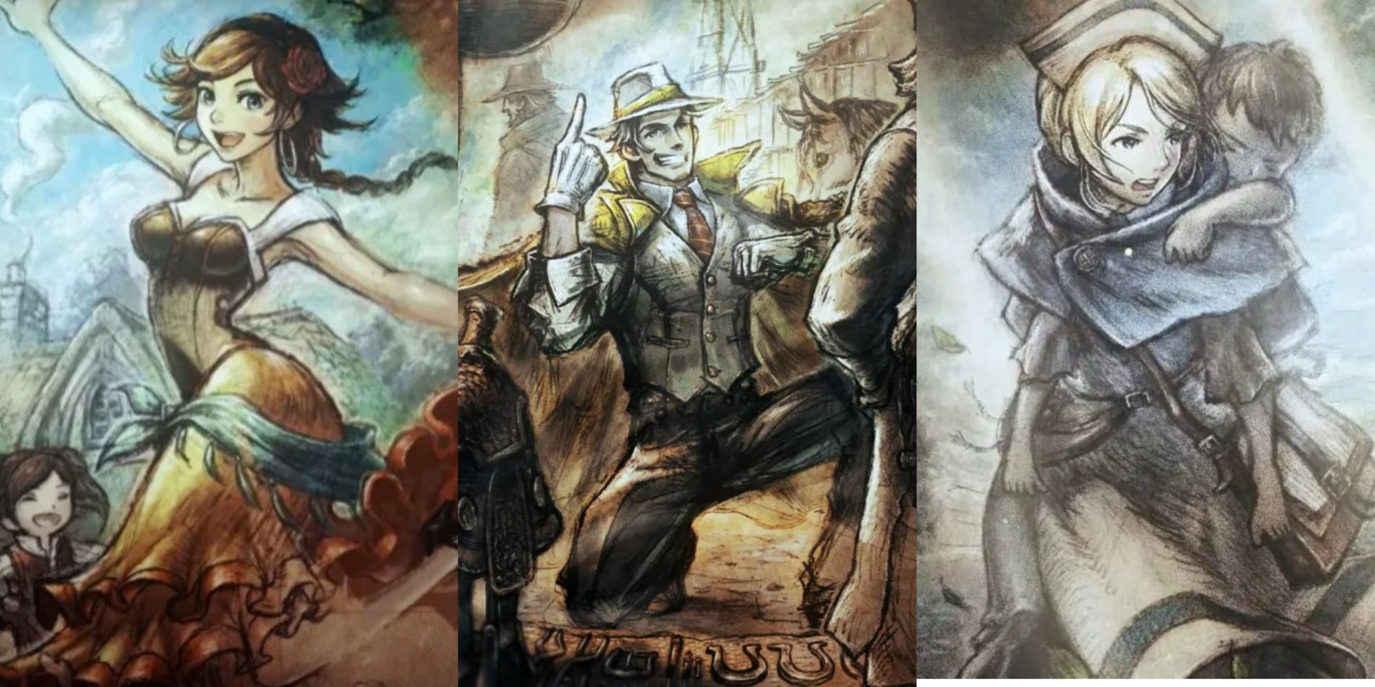 Todos los protagonistas de Octopath Traveler 2, clasificados por simpatía